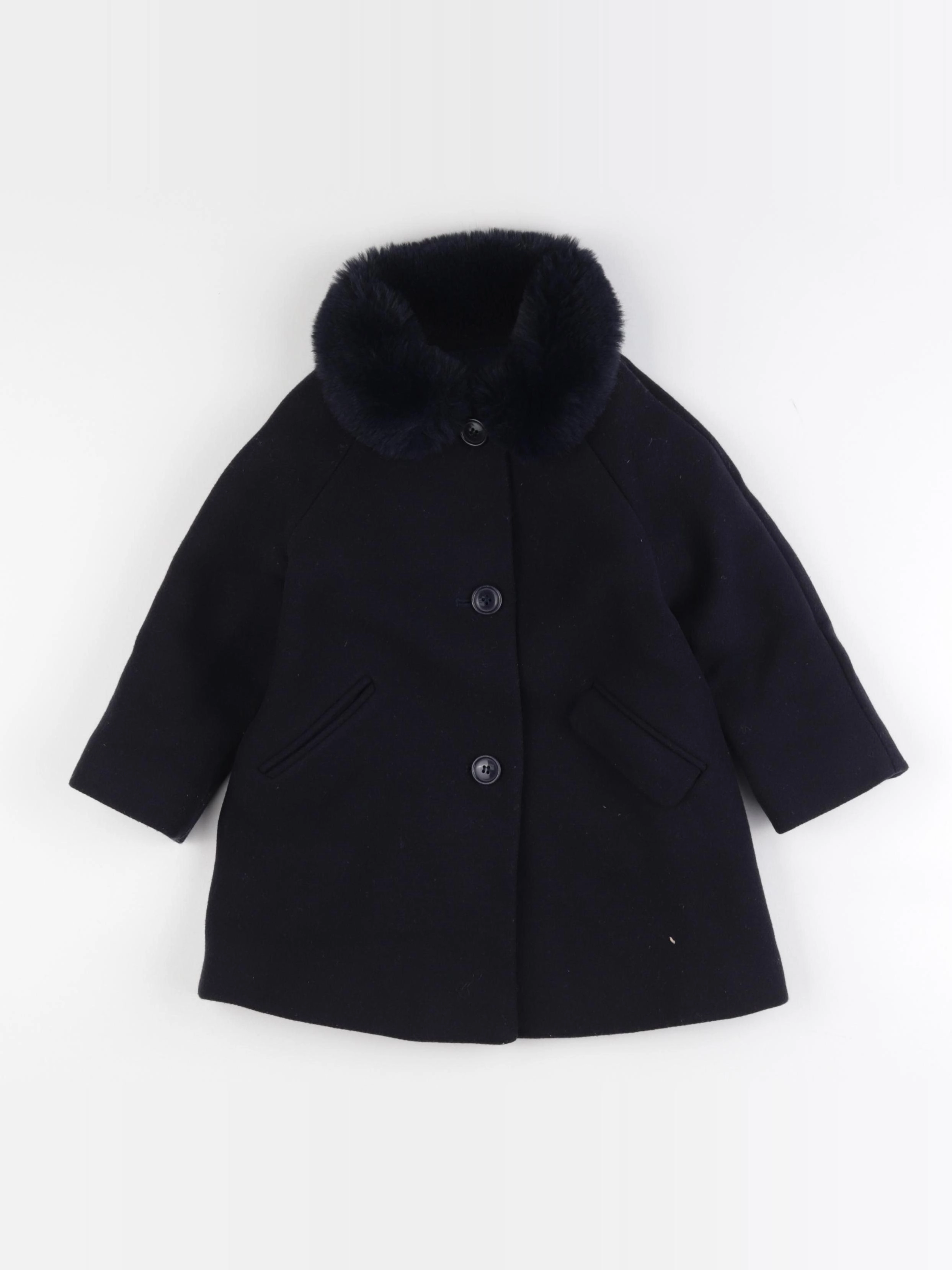 Jacadi - manteau bleu - 24 mois