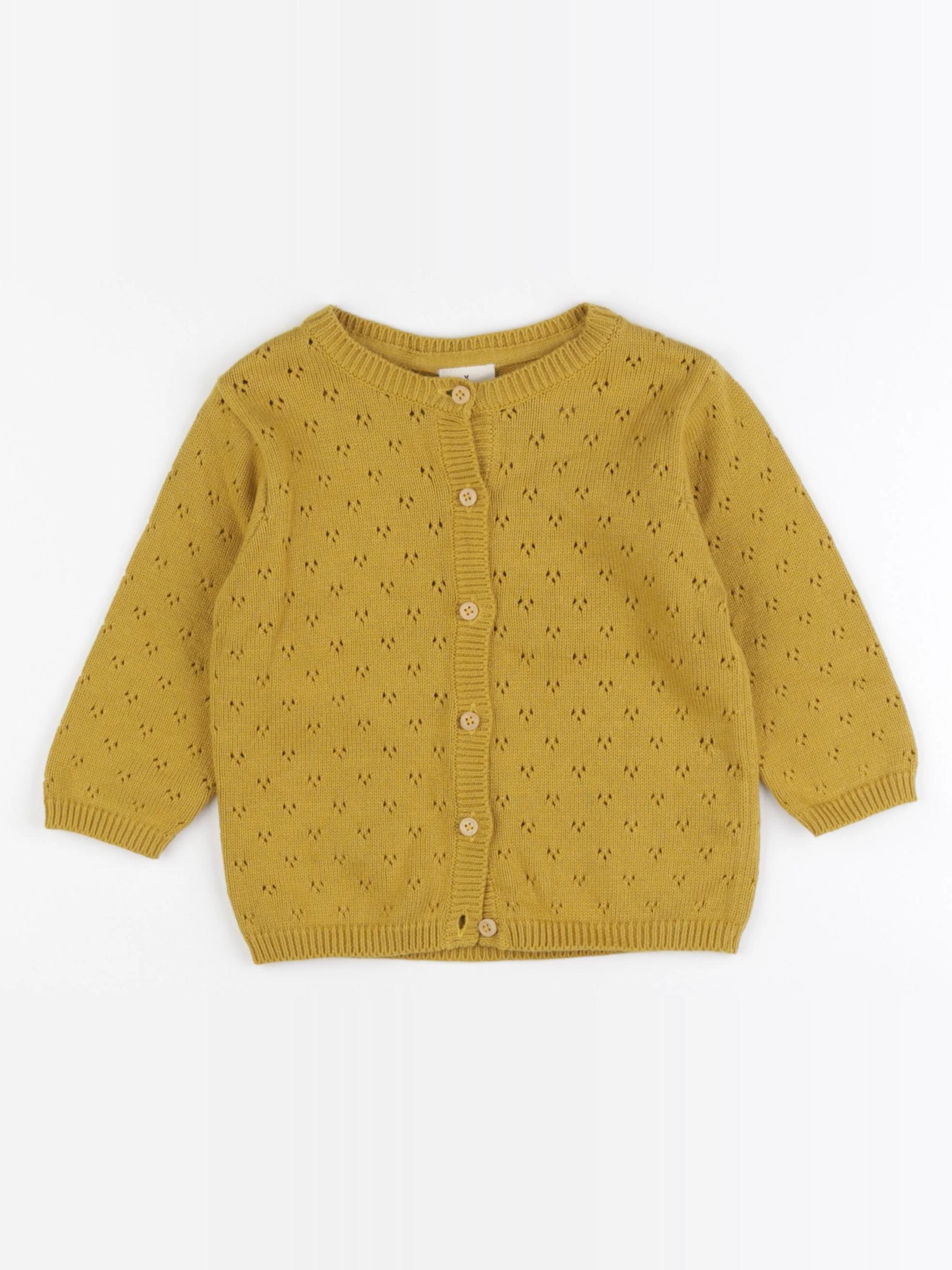 Lililotte - gilet jaune - 36 mois