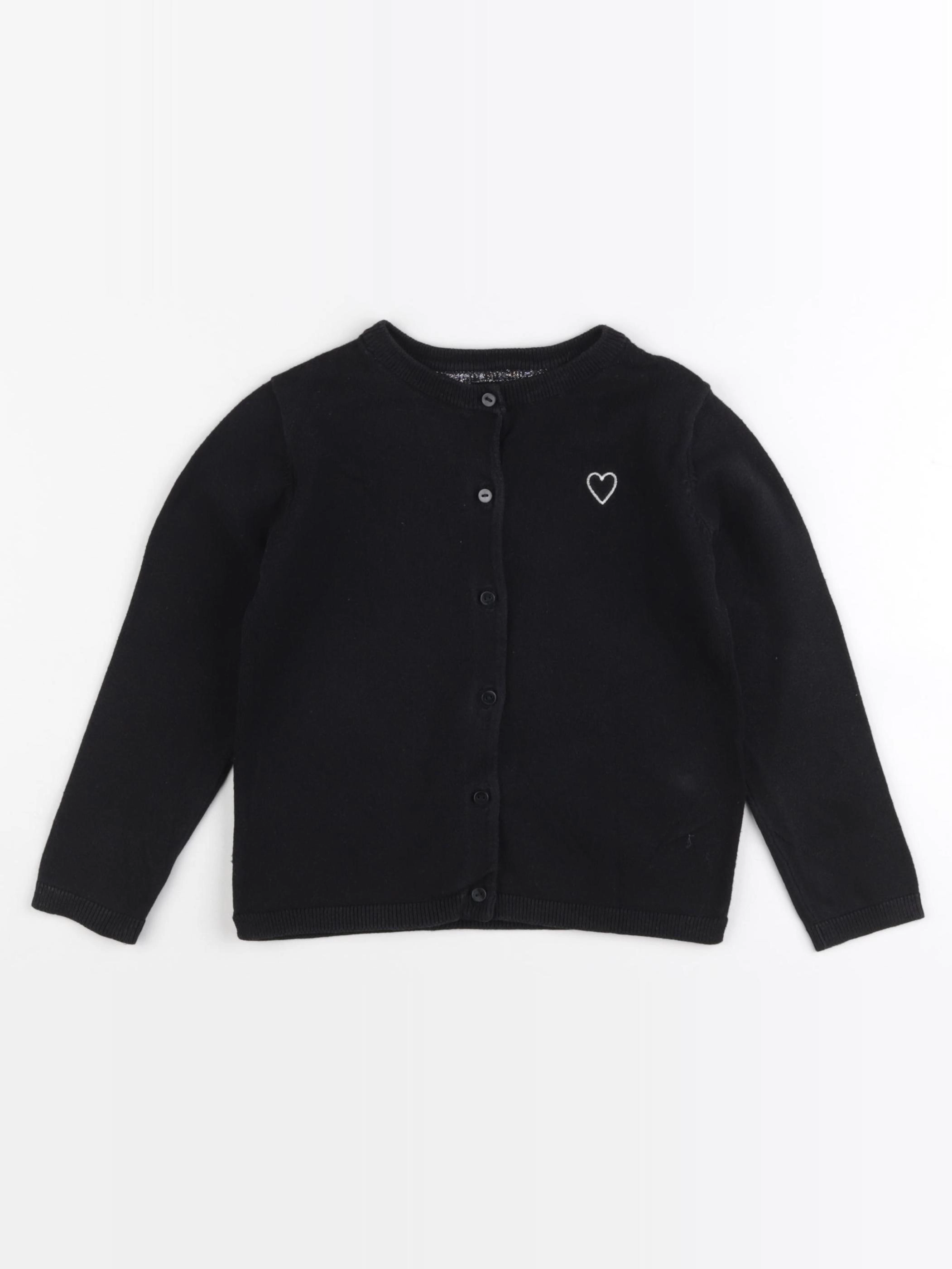 Vertbaudet - gilet noir - 5 ans