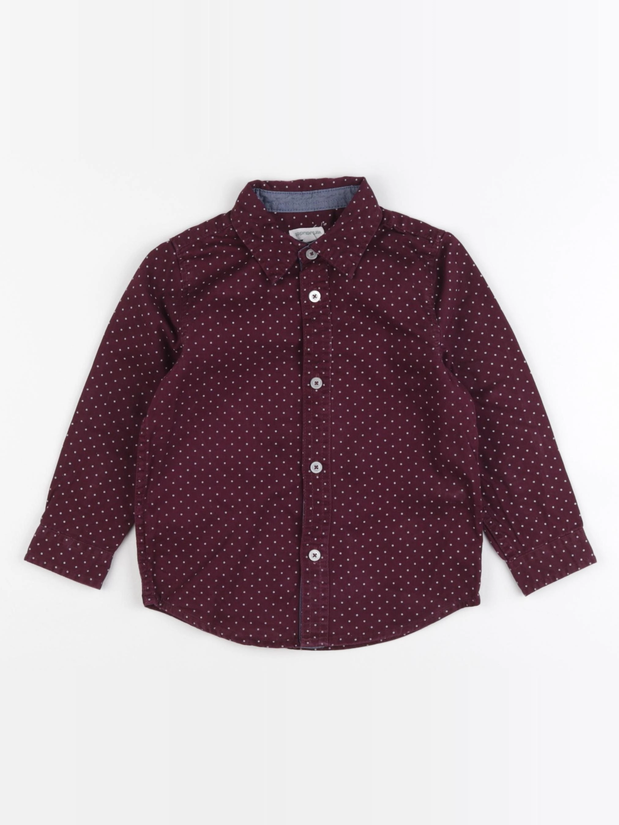 Vertbaudet - chemise rouge - 3 ans