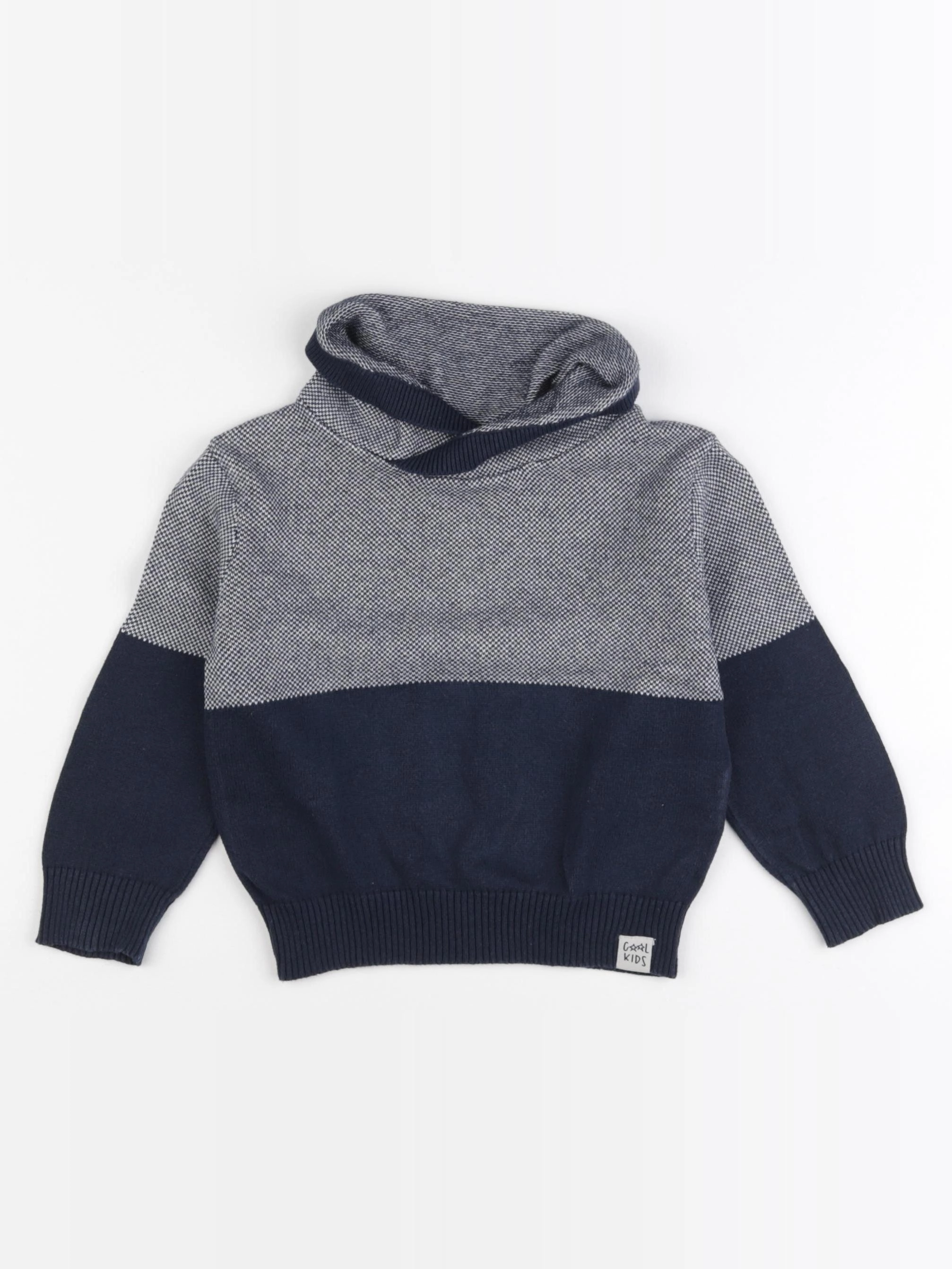 Vertbaudet - pull bleu - 3 ans