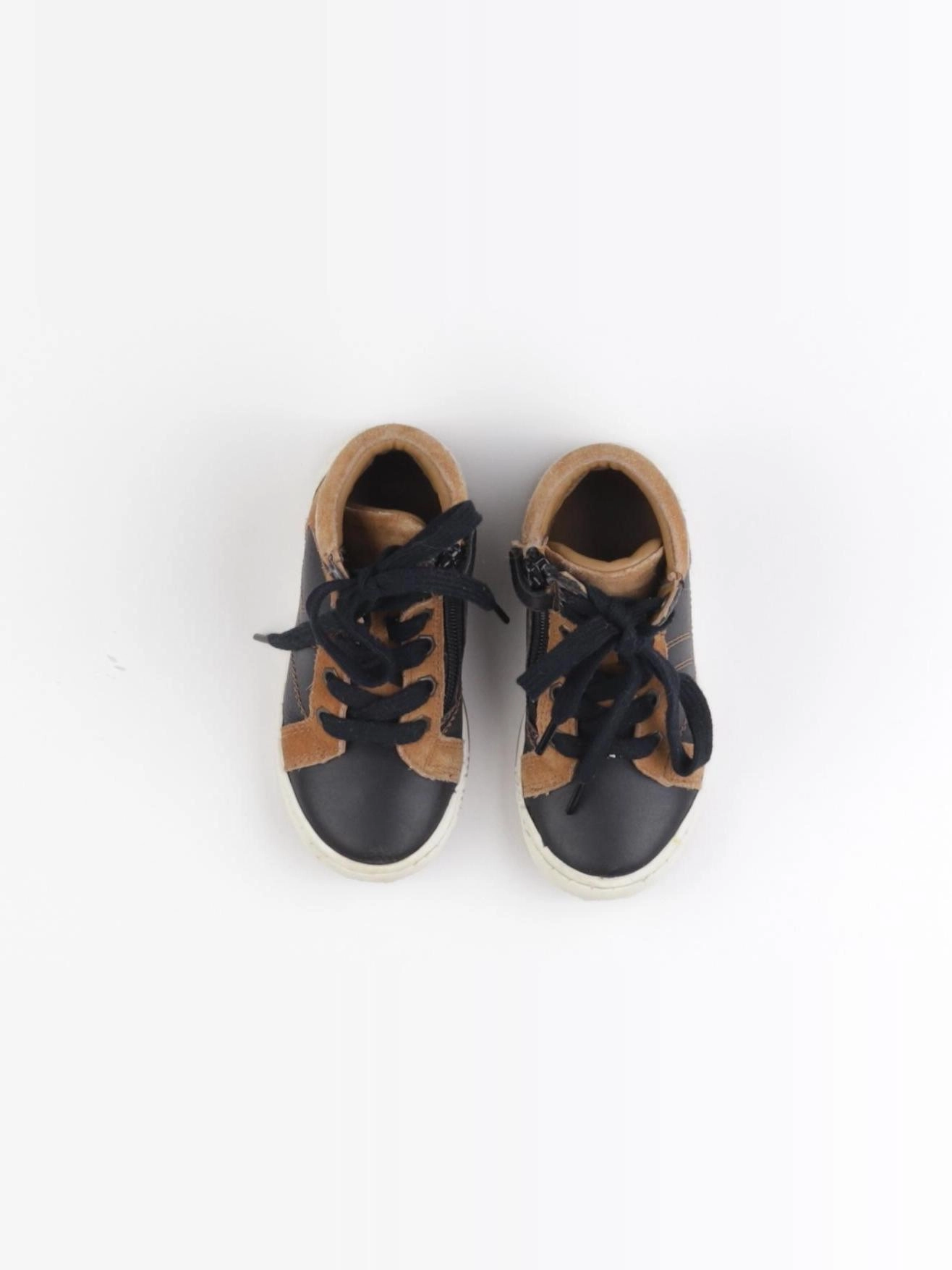 Vertbaudet - baskets noir, marron - pointure 24