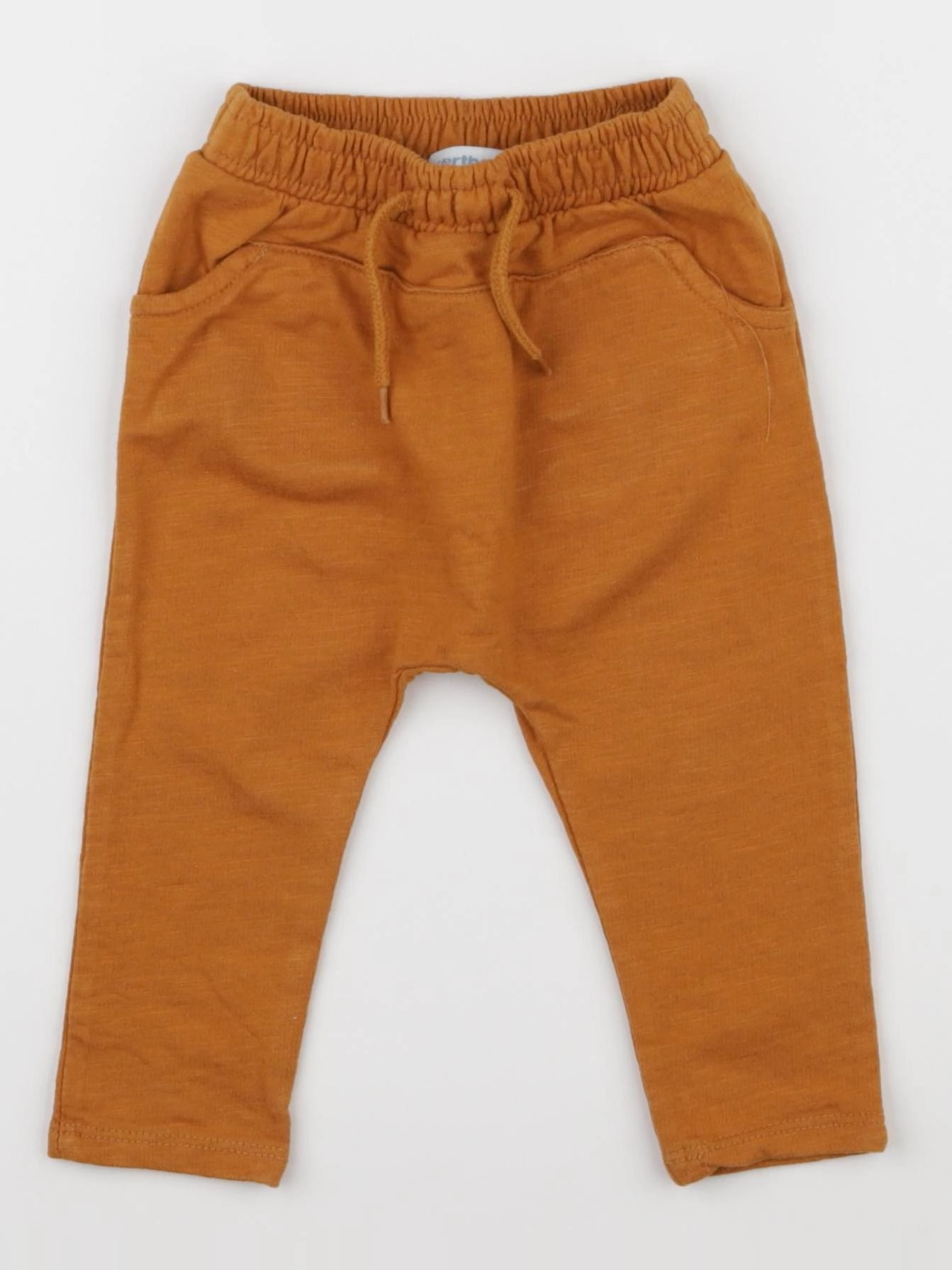 Vertbaudet - pantalon marron - 6 mois
