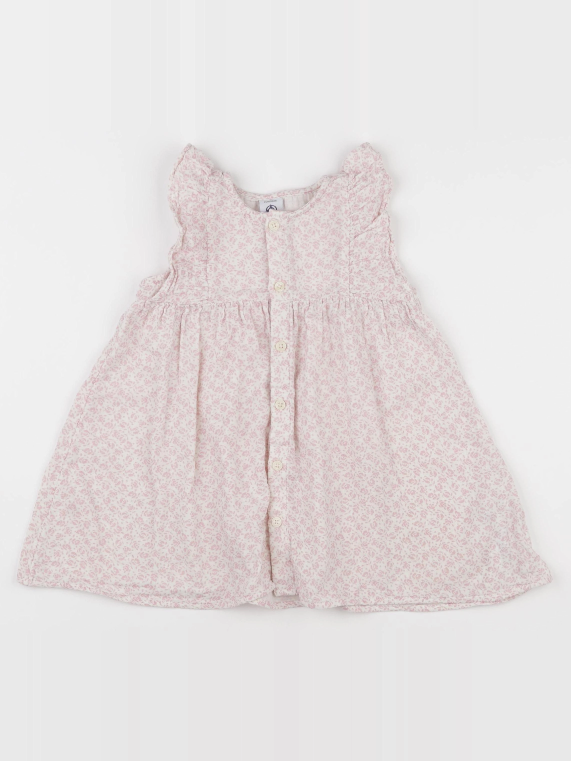 Petit Bateau - robe rose - 24 mois