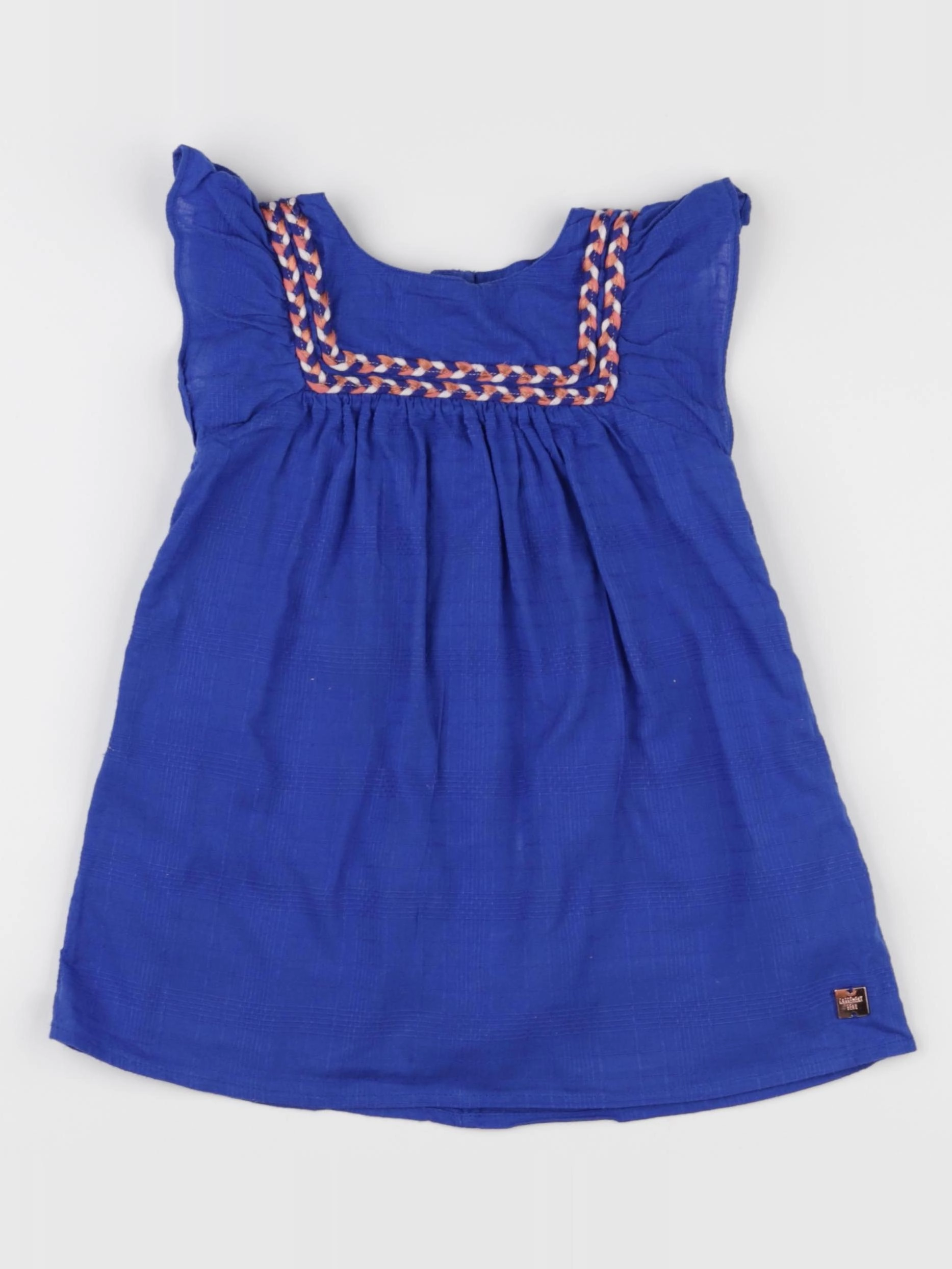 Carrément Beau - robe bleu - 2 ans