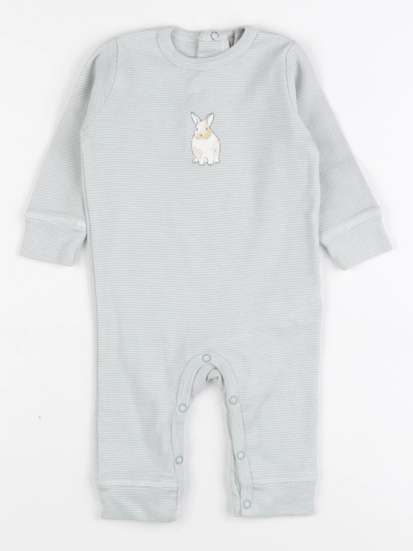 Boutchou - pyjama coton vert - 3 mois