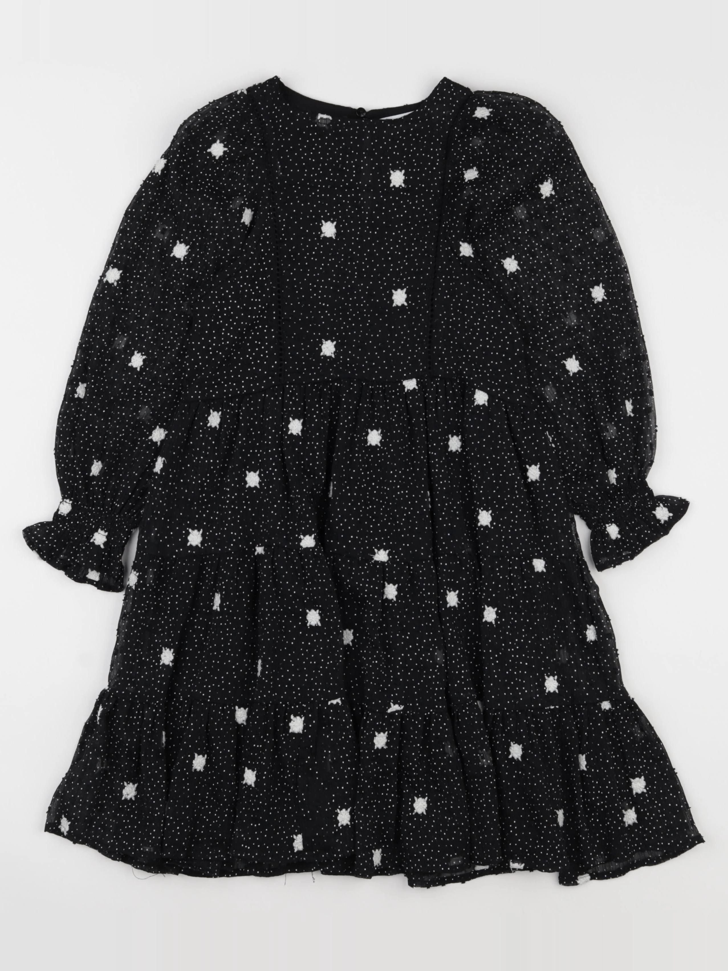 Zara - robe noir, blanc - 7 ans