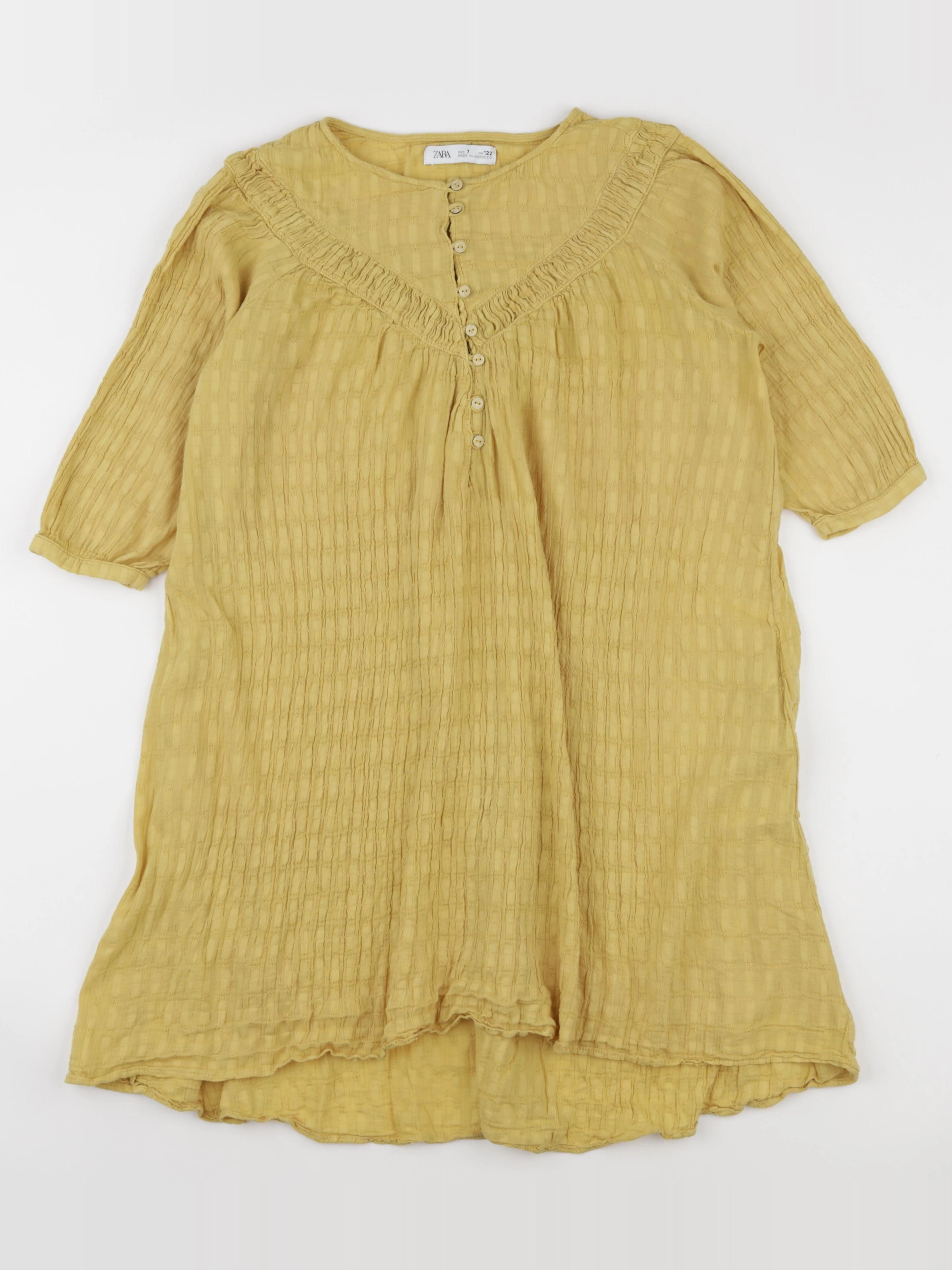 Zara - robe jaune - 7 ans