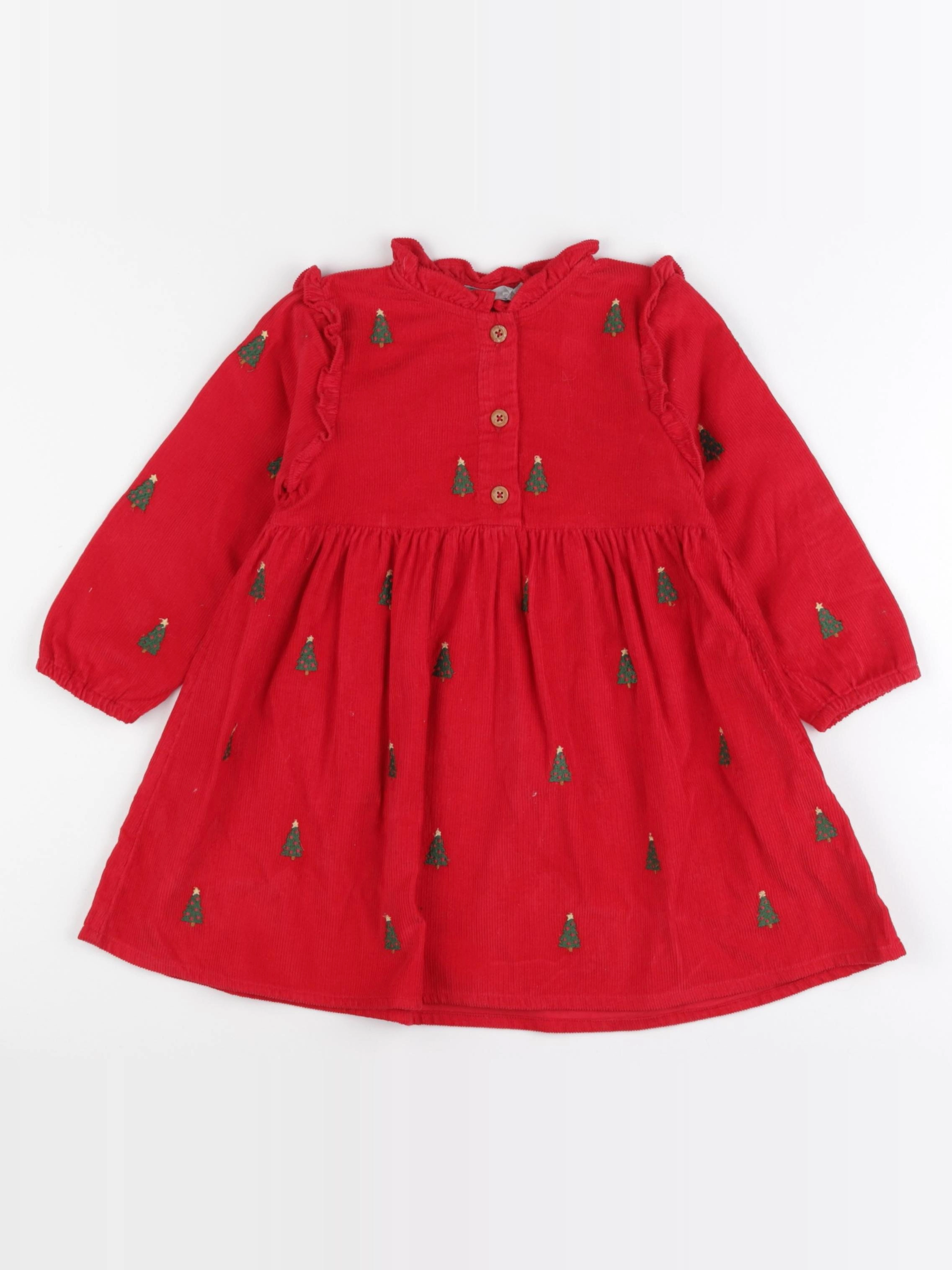 Boutchou - robe rouge - 24 mois