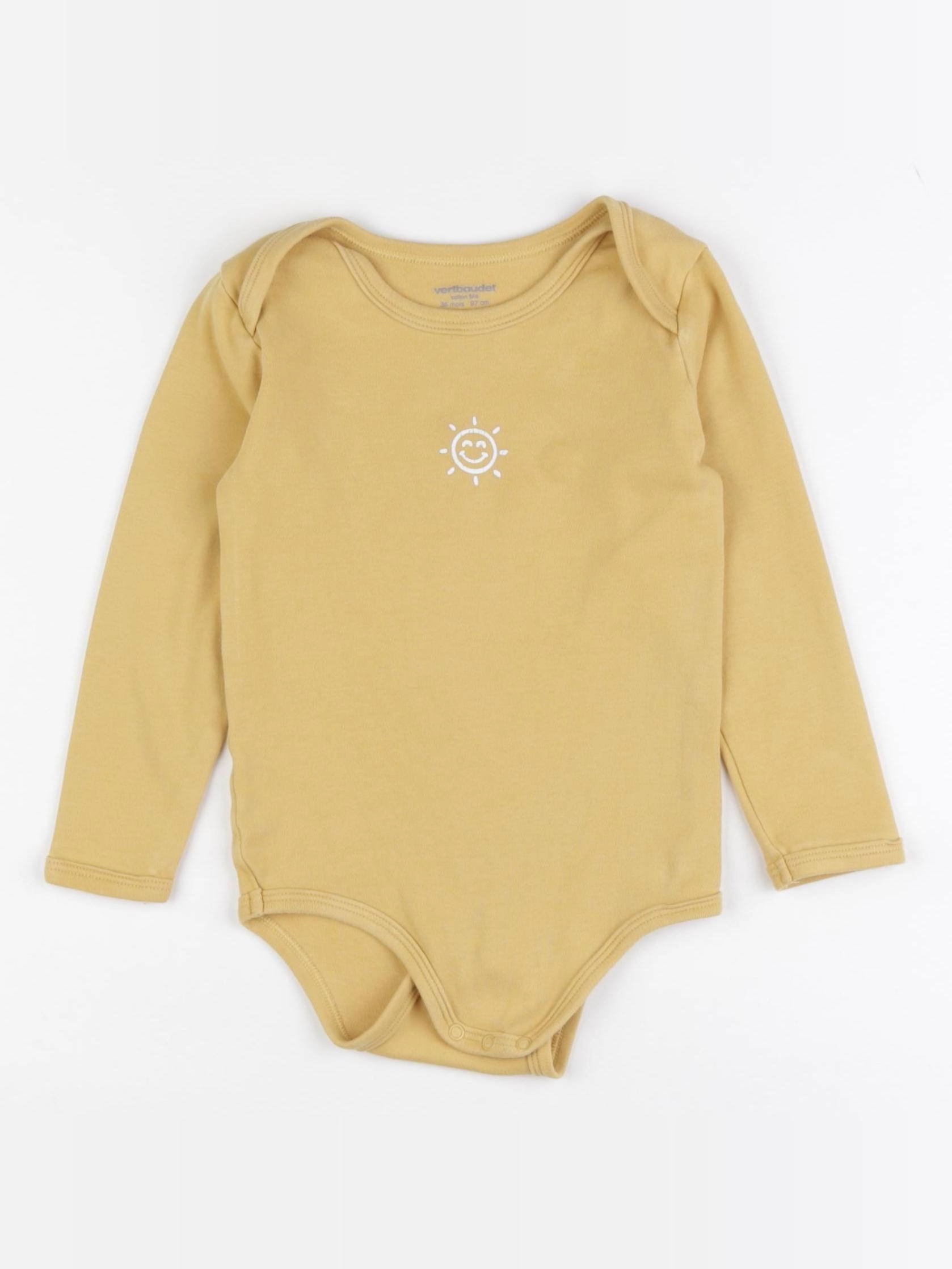 Vertbaudet - body jaune - 36 mois