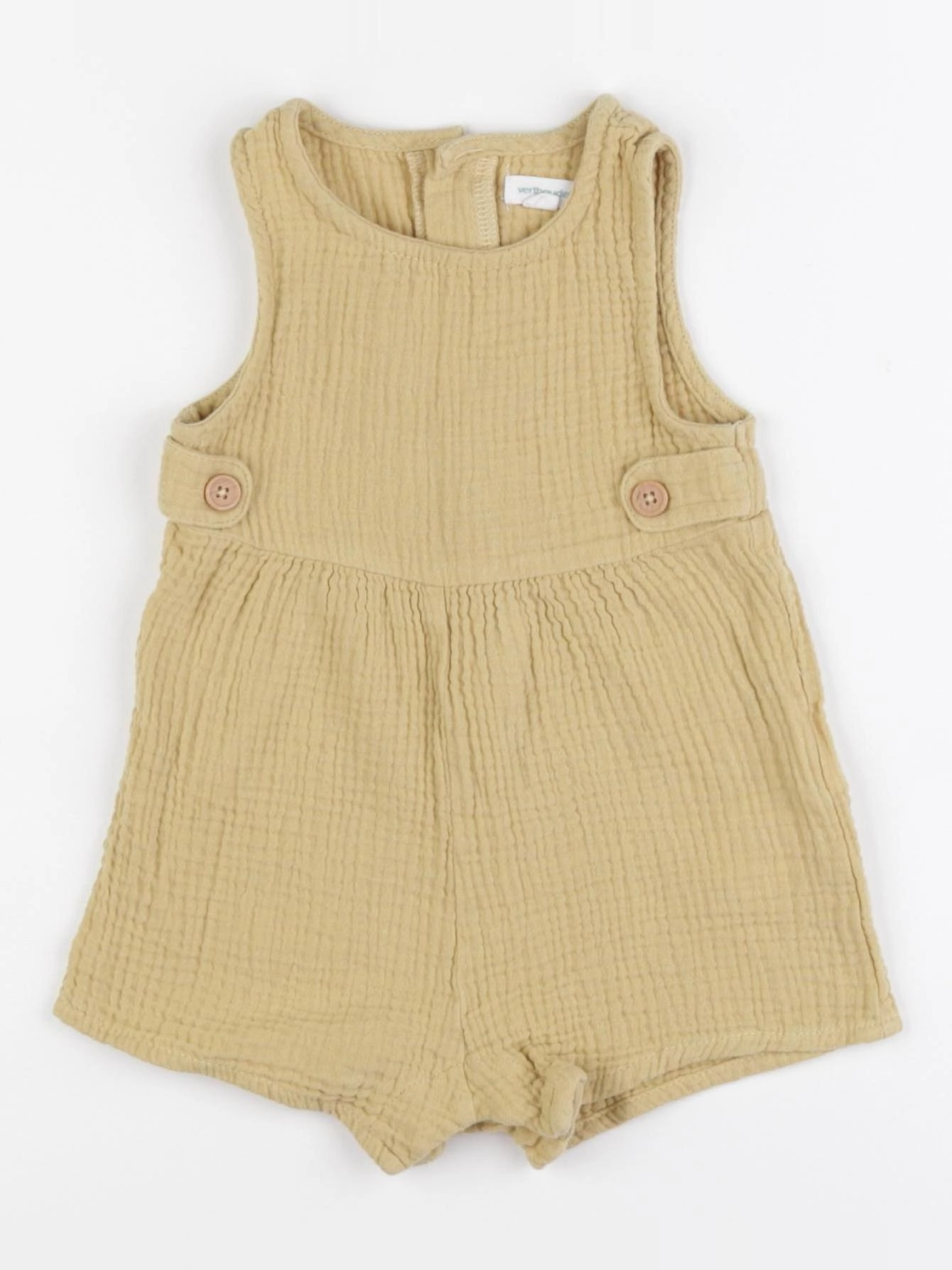 Vertbaudet - combinaison jaune - 18 mois