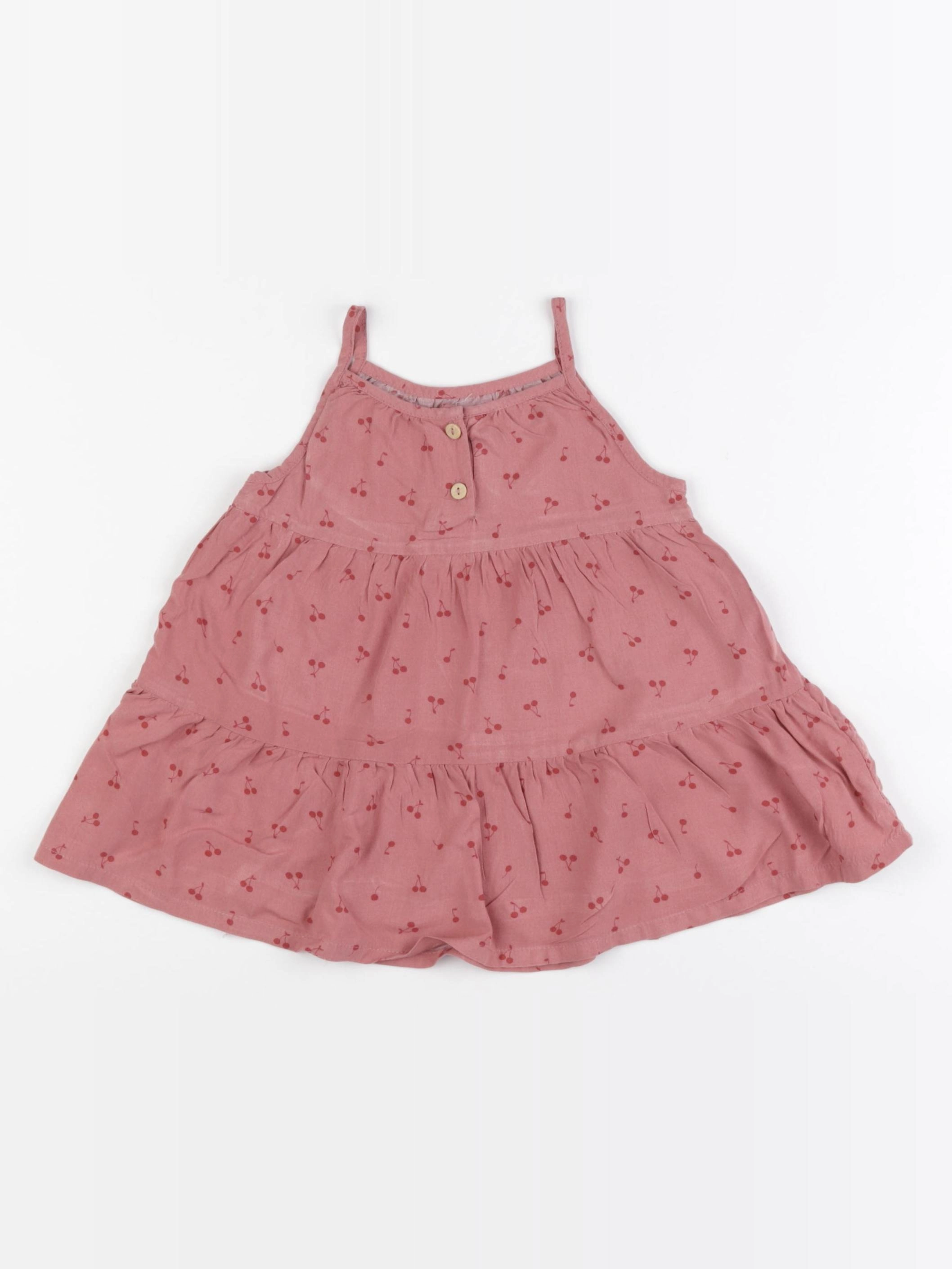 Vertbaudet - robe rose - 18 mois