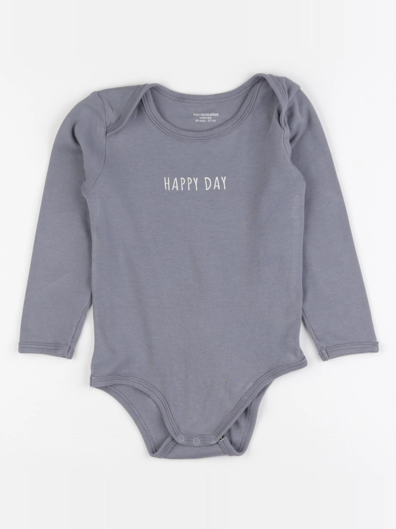 Vertbaudet - body bleu - 36 mois
