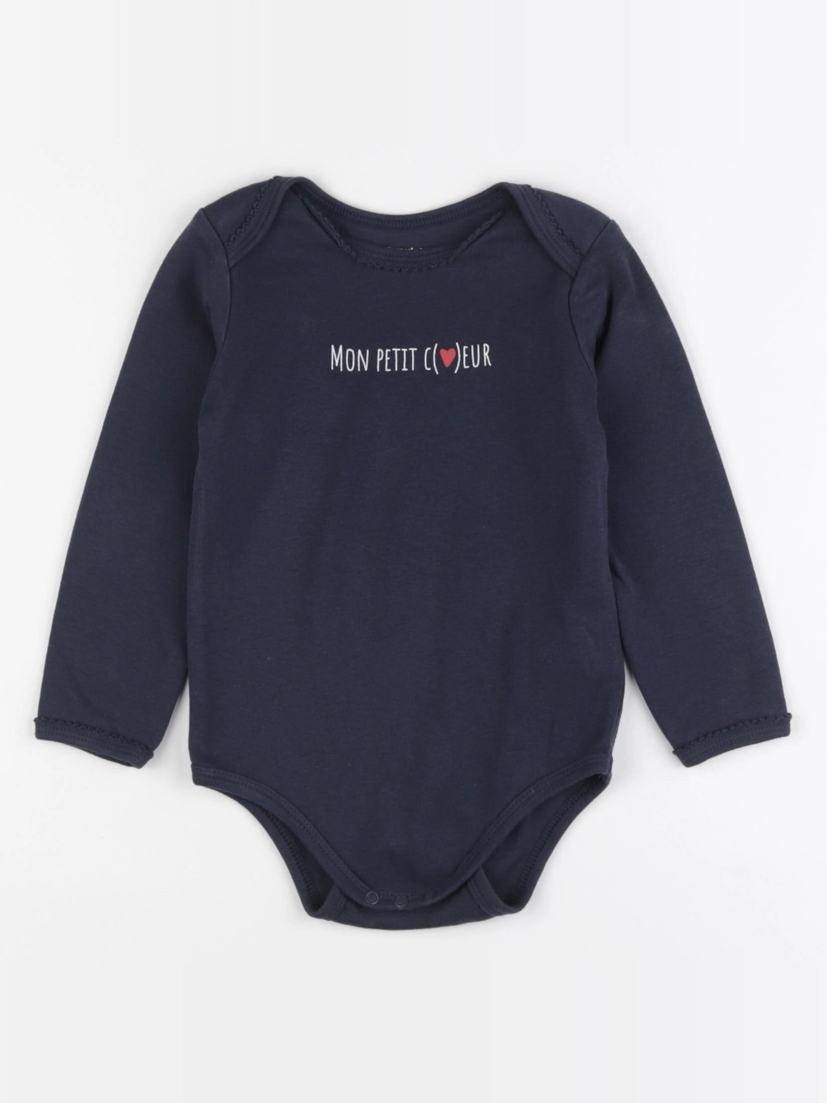 Vertbaudet - body bleu - 36 mois
