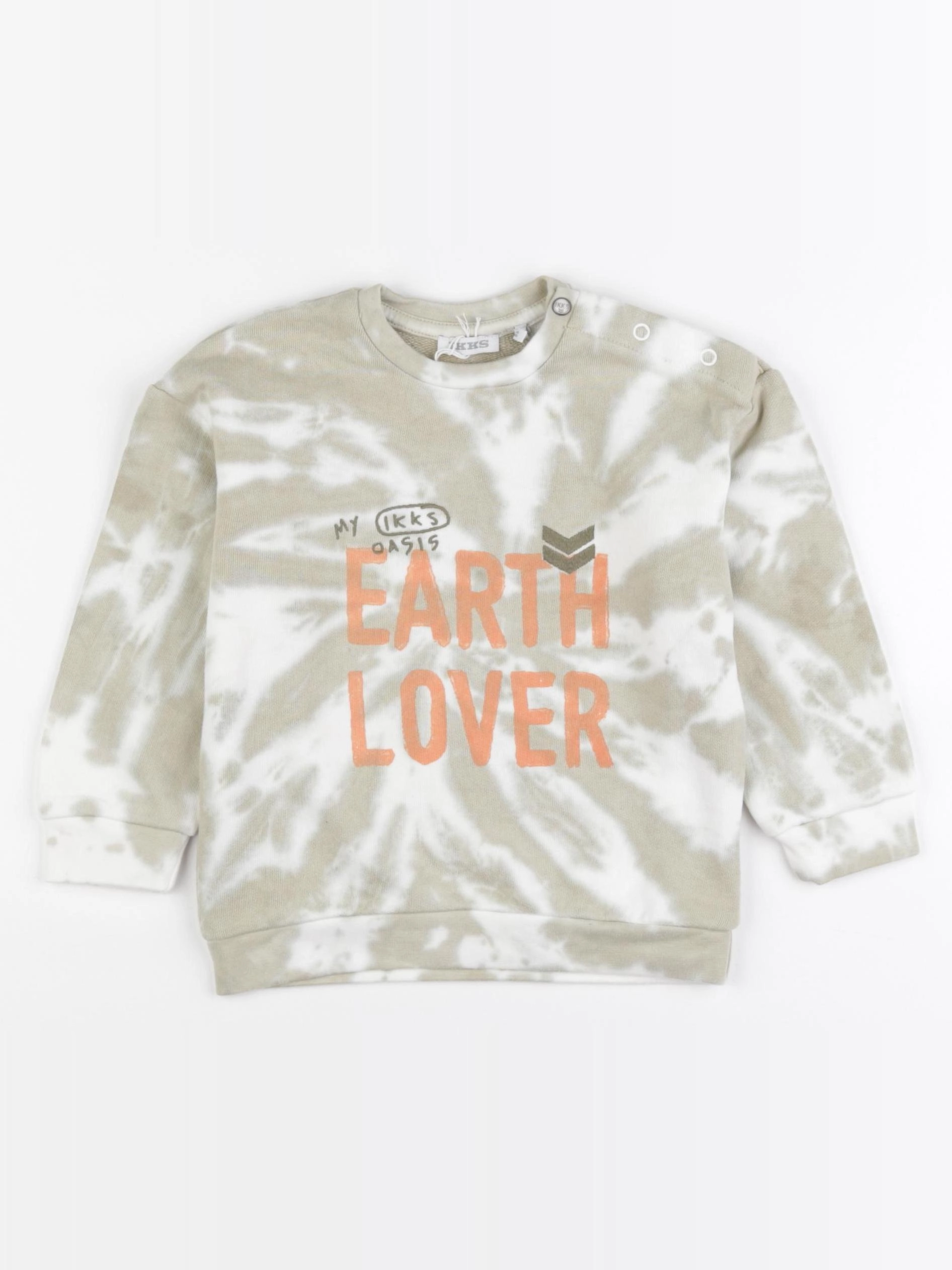 IKKS - sweat vert - 2 ans