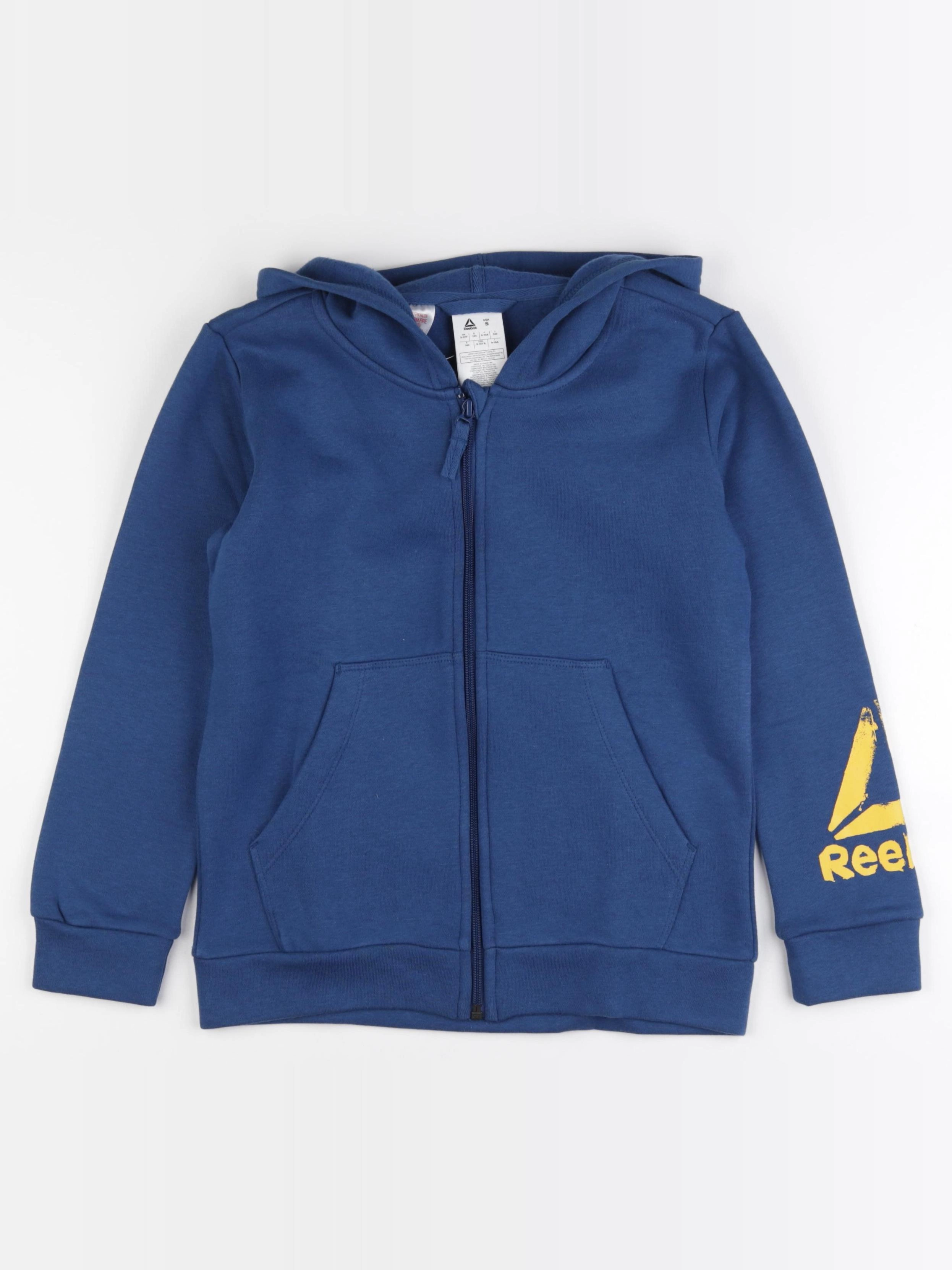 Reebok - sweat bleu - 9/10 ans