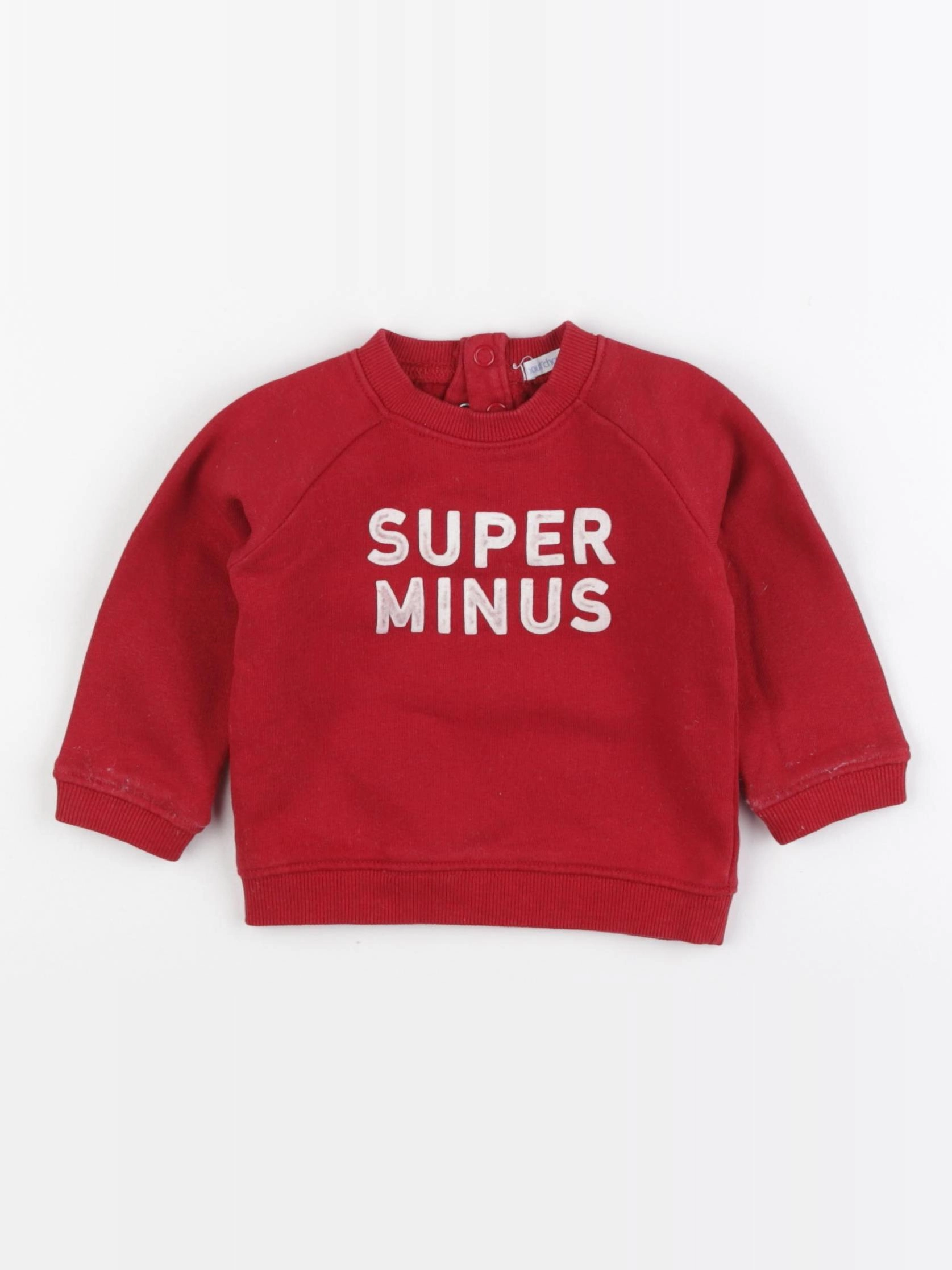 Boutchou - sweat rouge - 9 mois