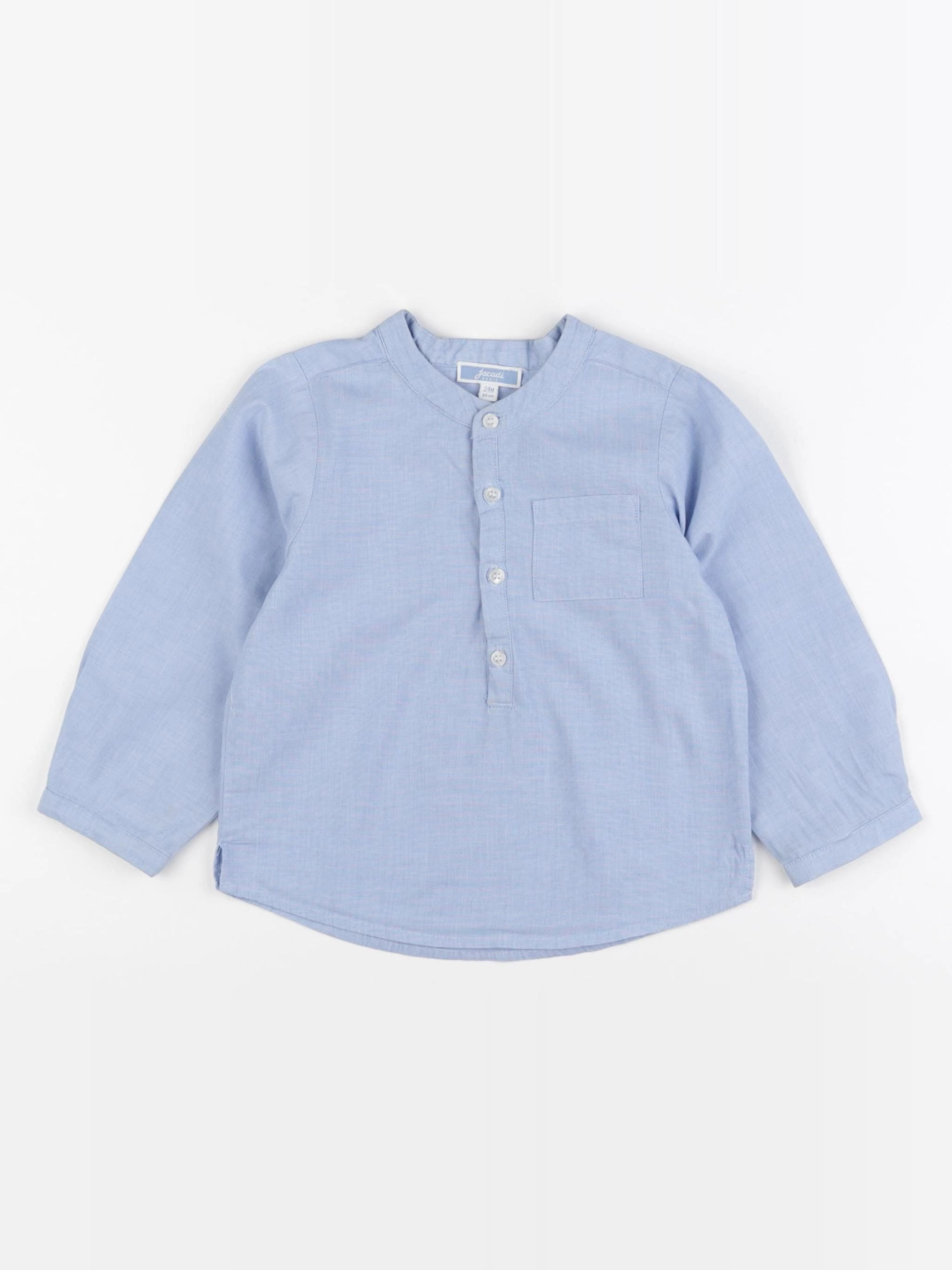 Jacadi - chemise bleu - 24 mois