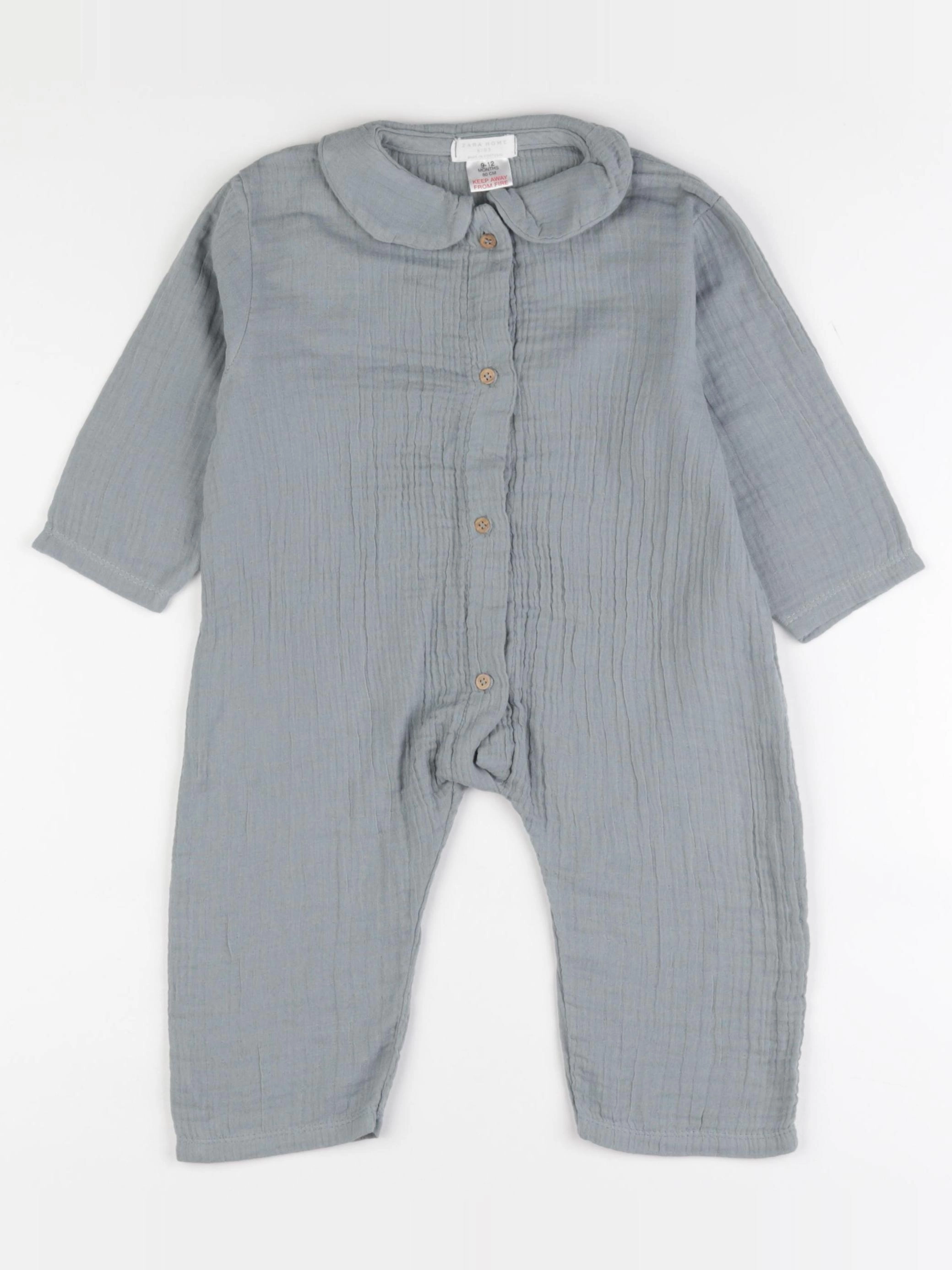 Zara - combinaison gris - 9/12 mois