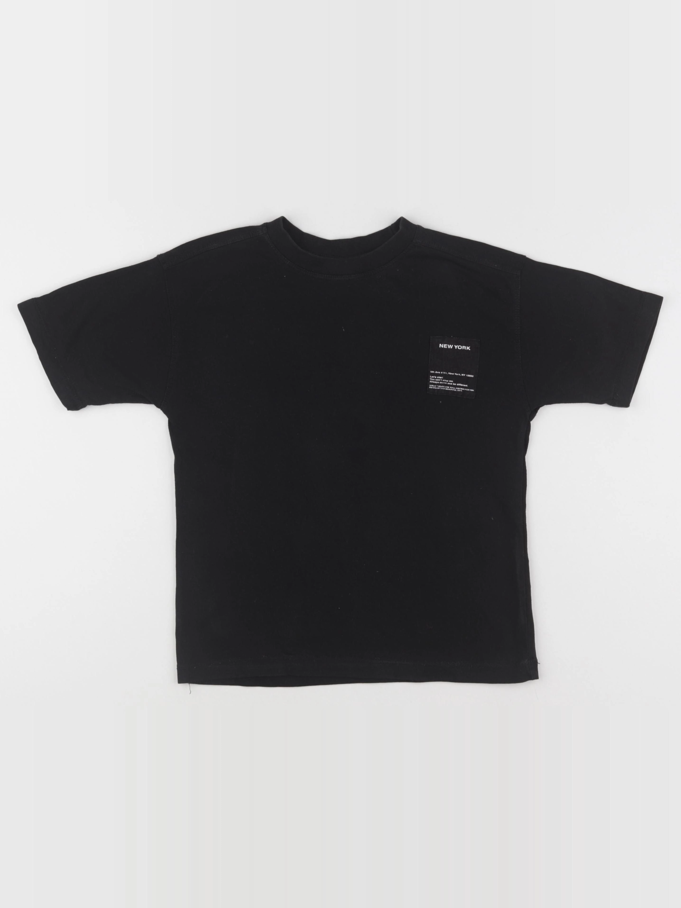 Zara - tee-shirt noir - 7 ans
