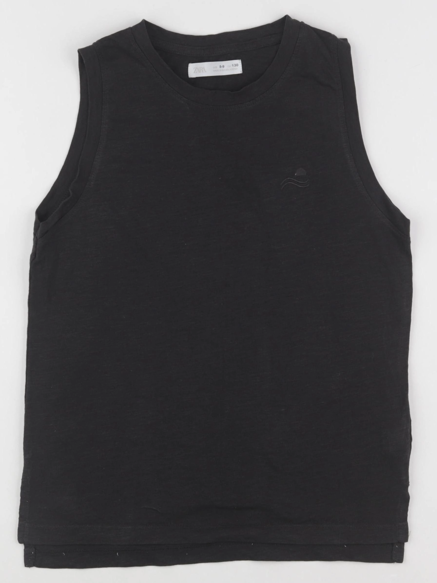 Zara - débardeur noir - 8/9 ans