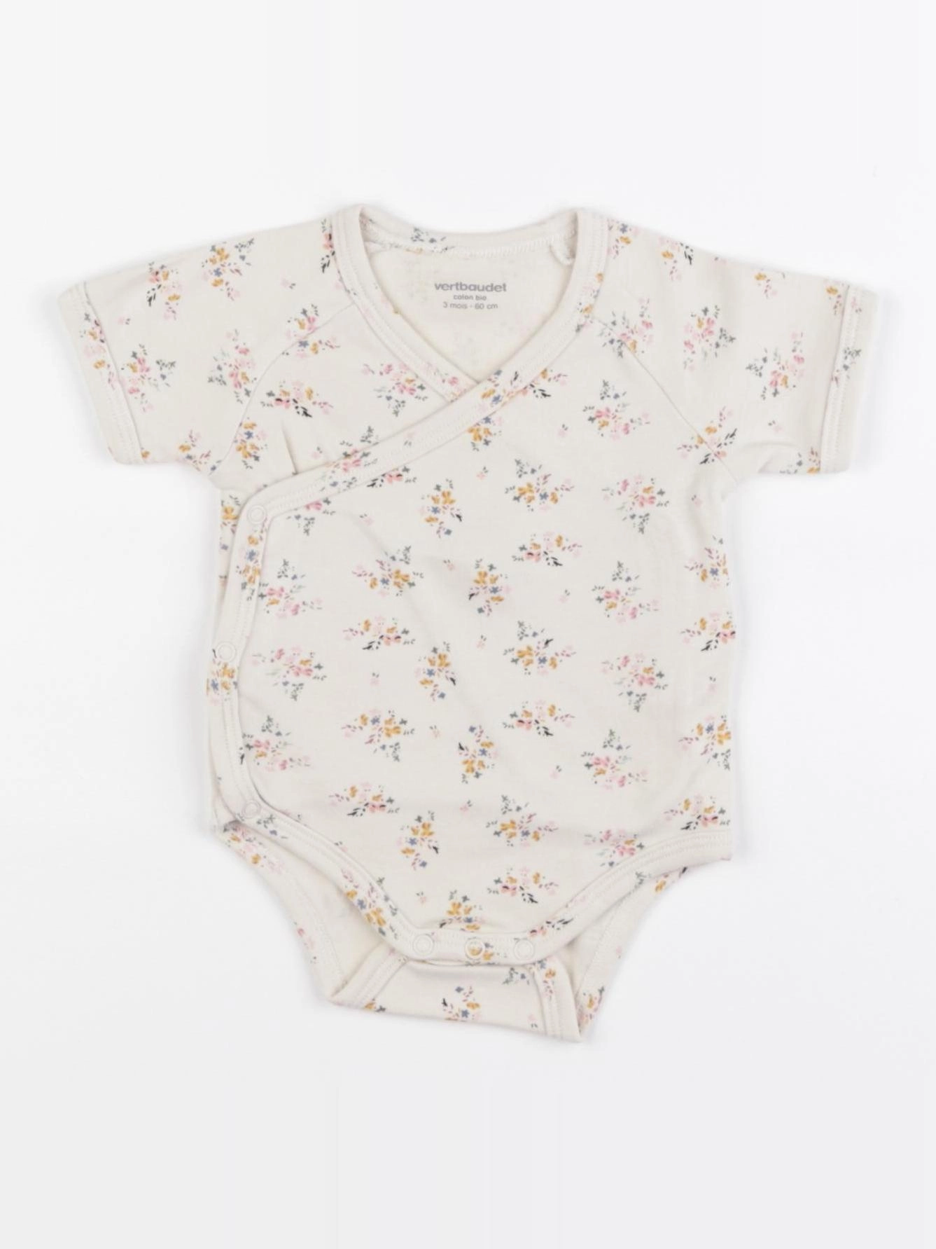 Vertbaudet - body beige - 3 mois