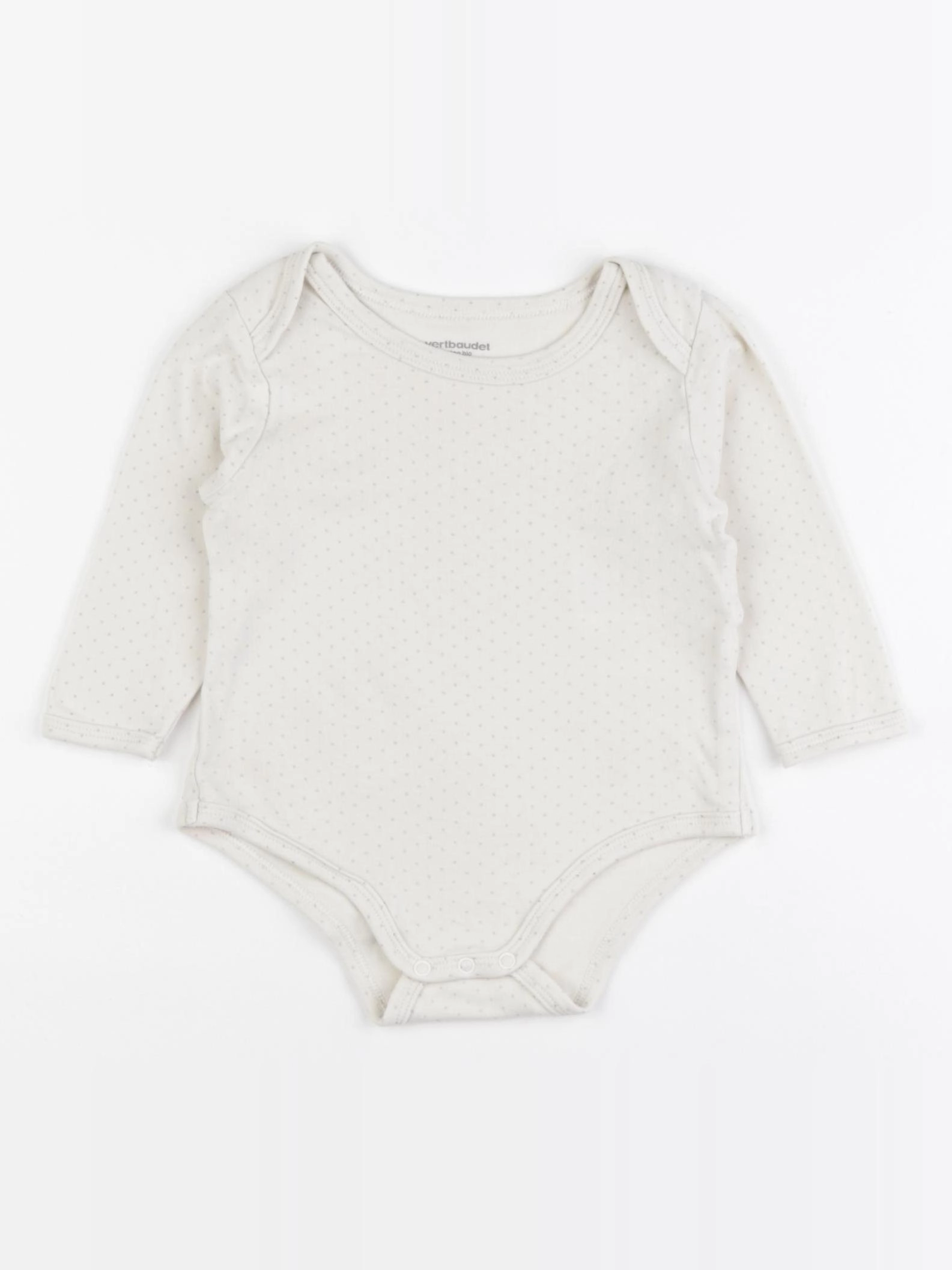 Vertbaudet - body beige, or - 12 mois