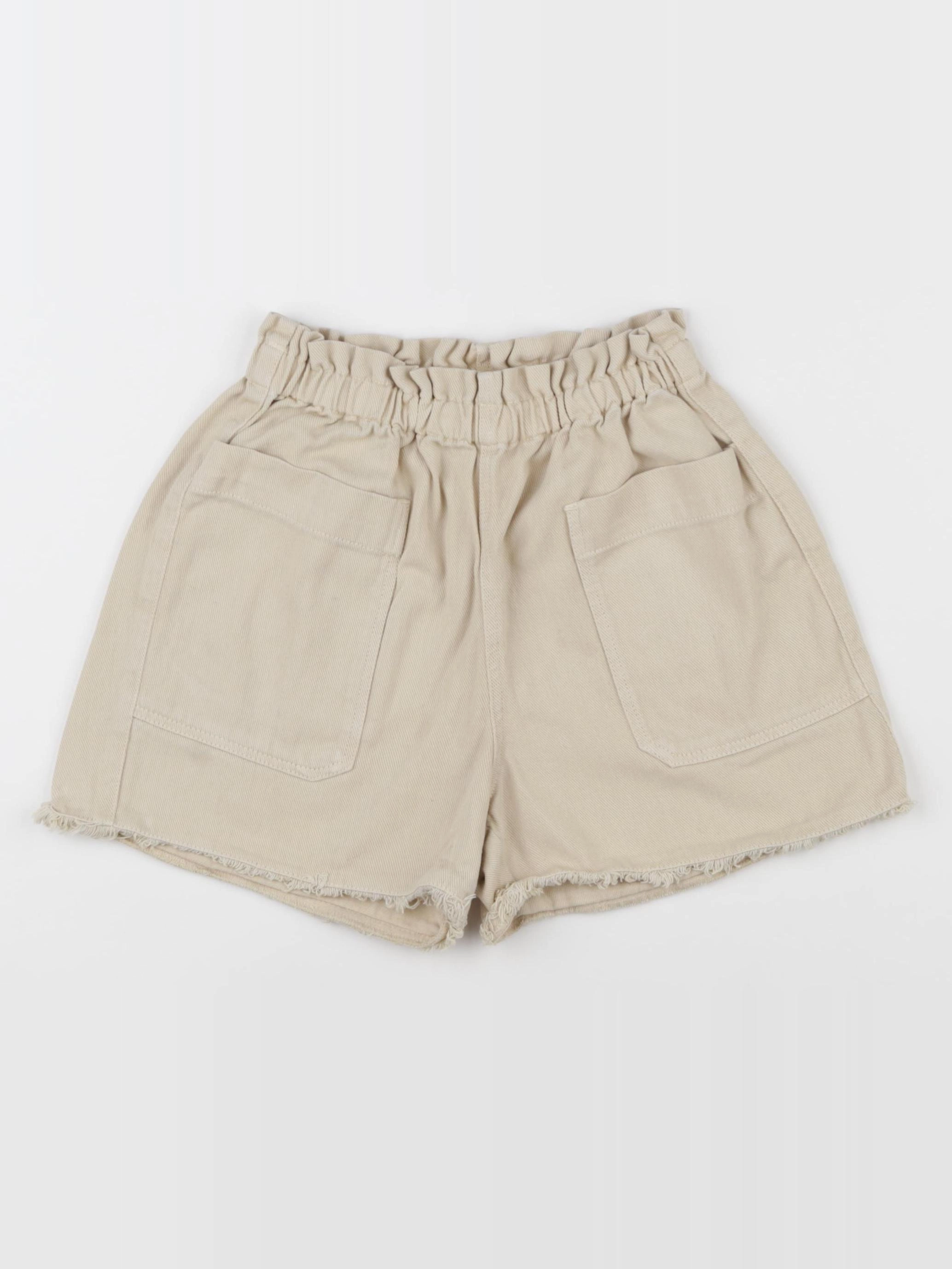 Monoprix - short marron - 10 ans