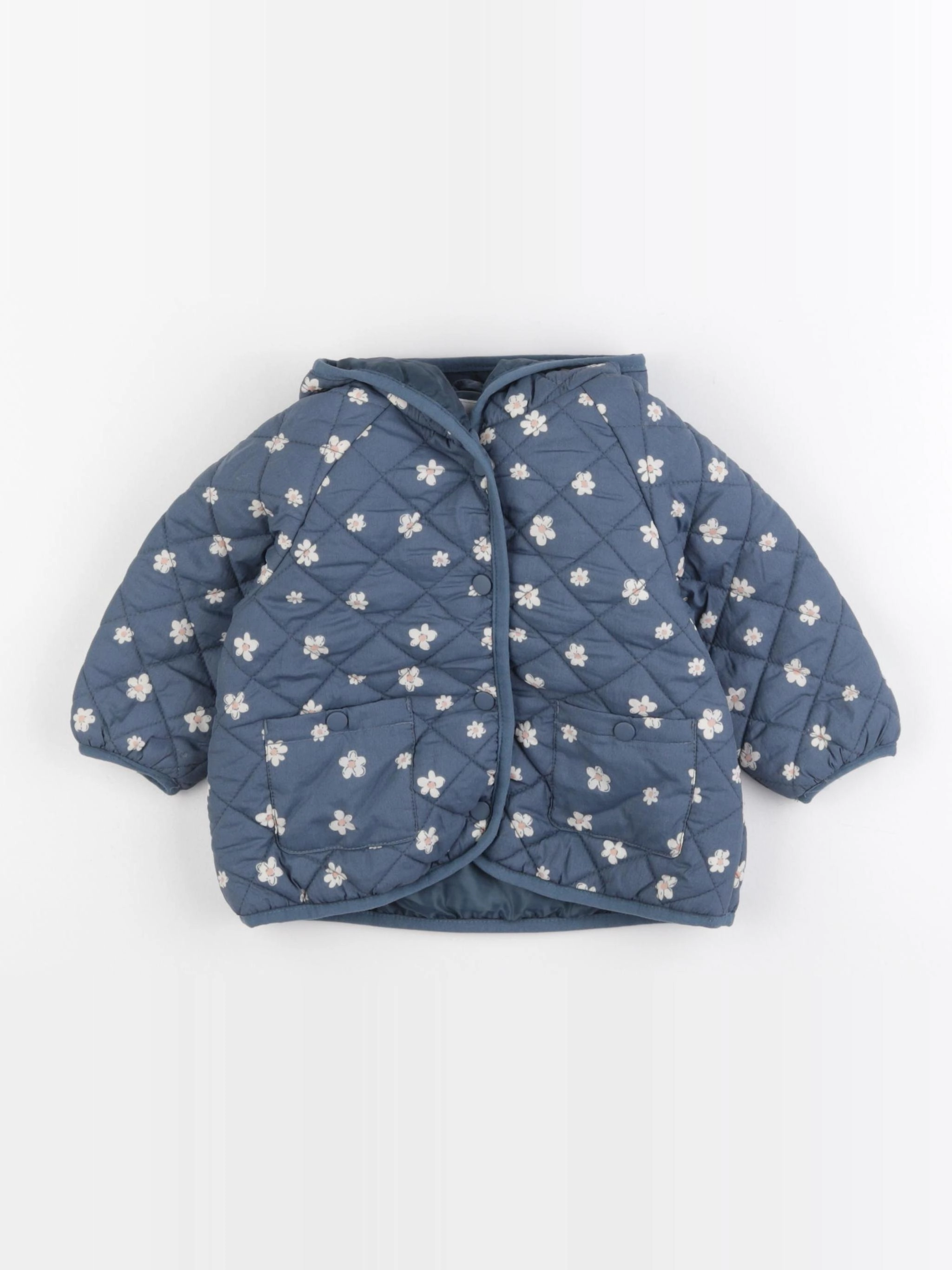 Vertbaudet - veste bleu - 9 mois