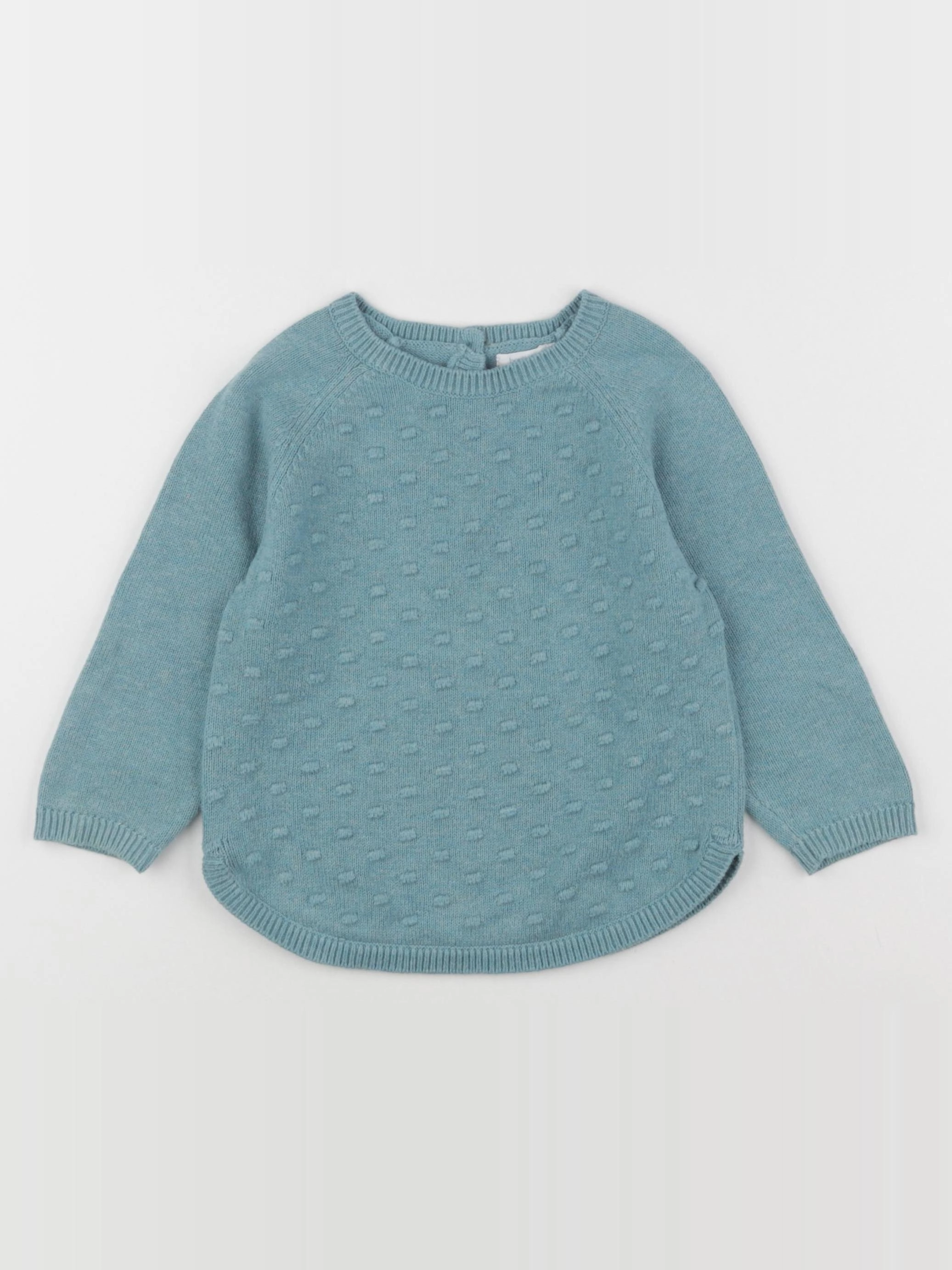 Boutchou - pull bleu - 24 mois