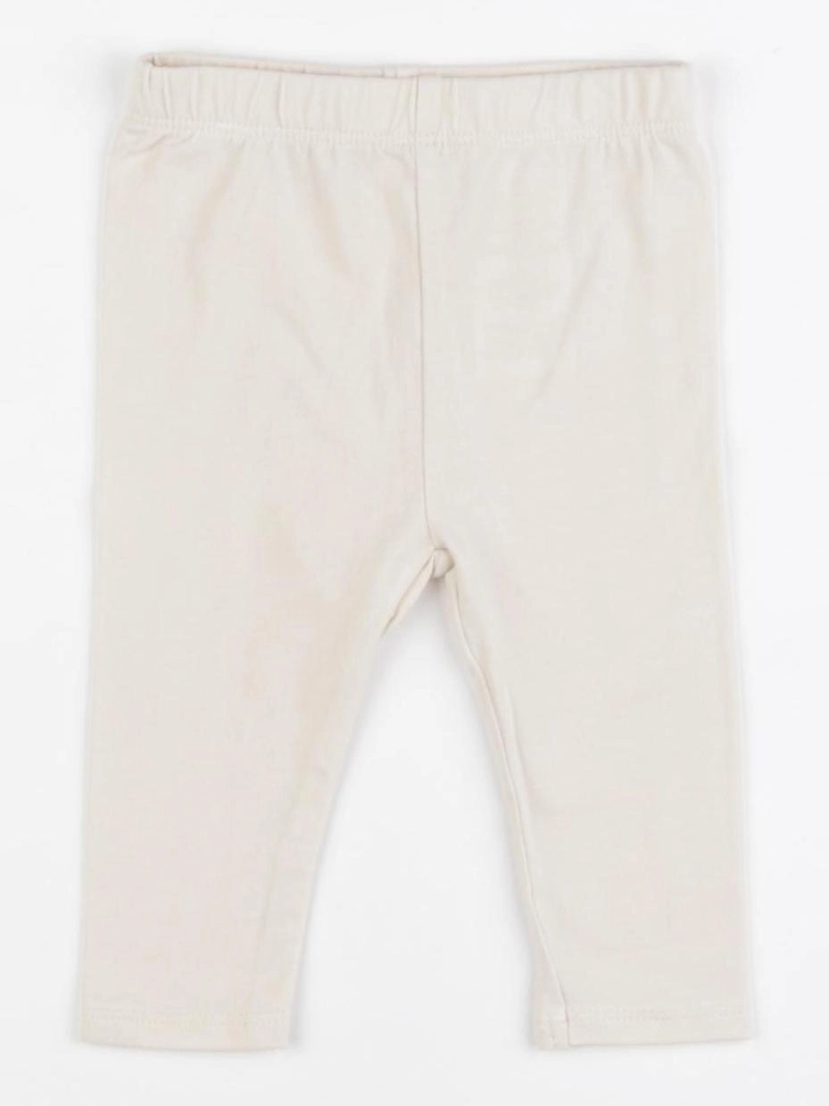 Vertbaudet - legging beige - 3 mois