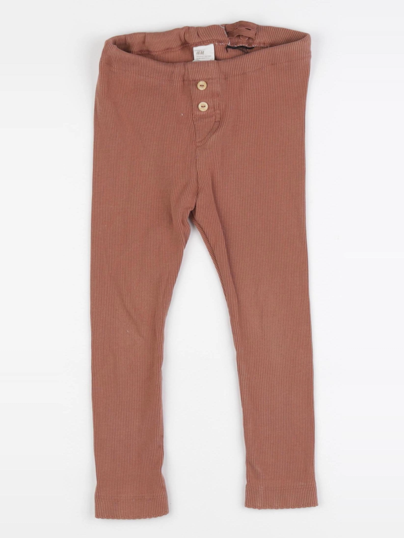 H&M - legging marron - 3/4 ans
