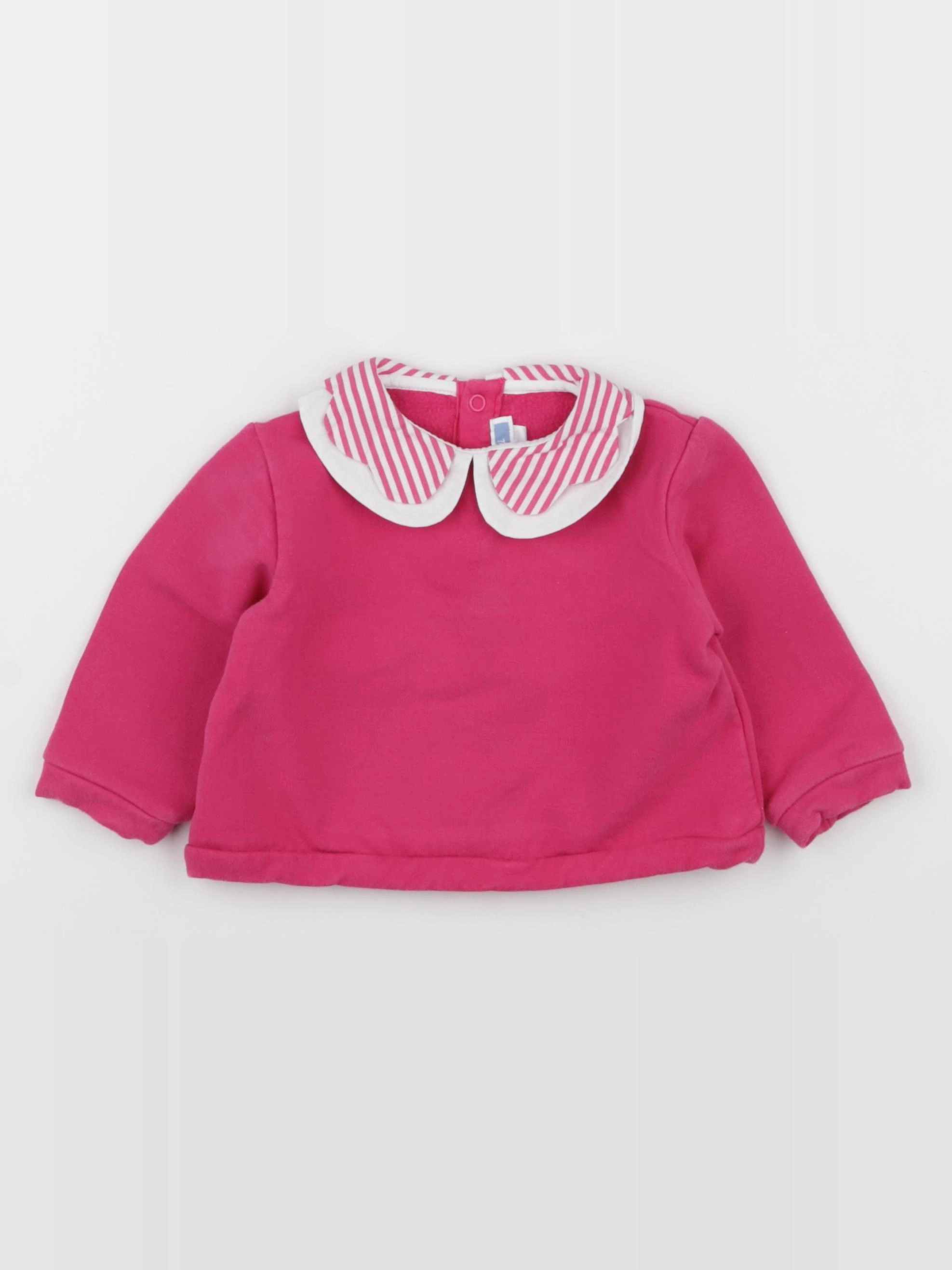 Jacadi - sweat rose - 12 mois