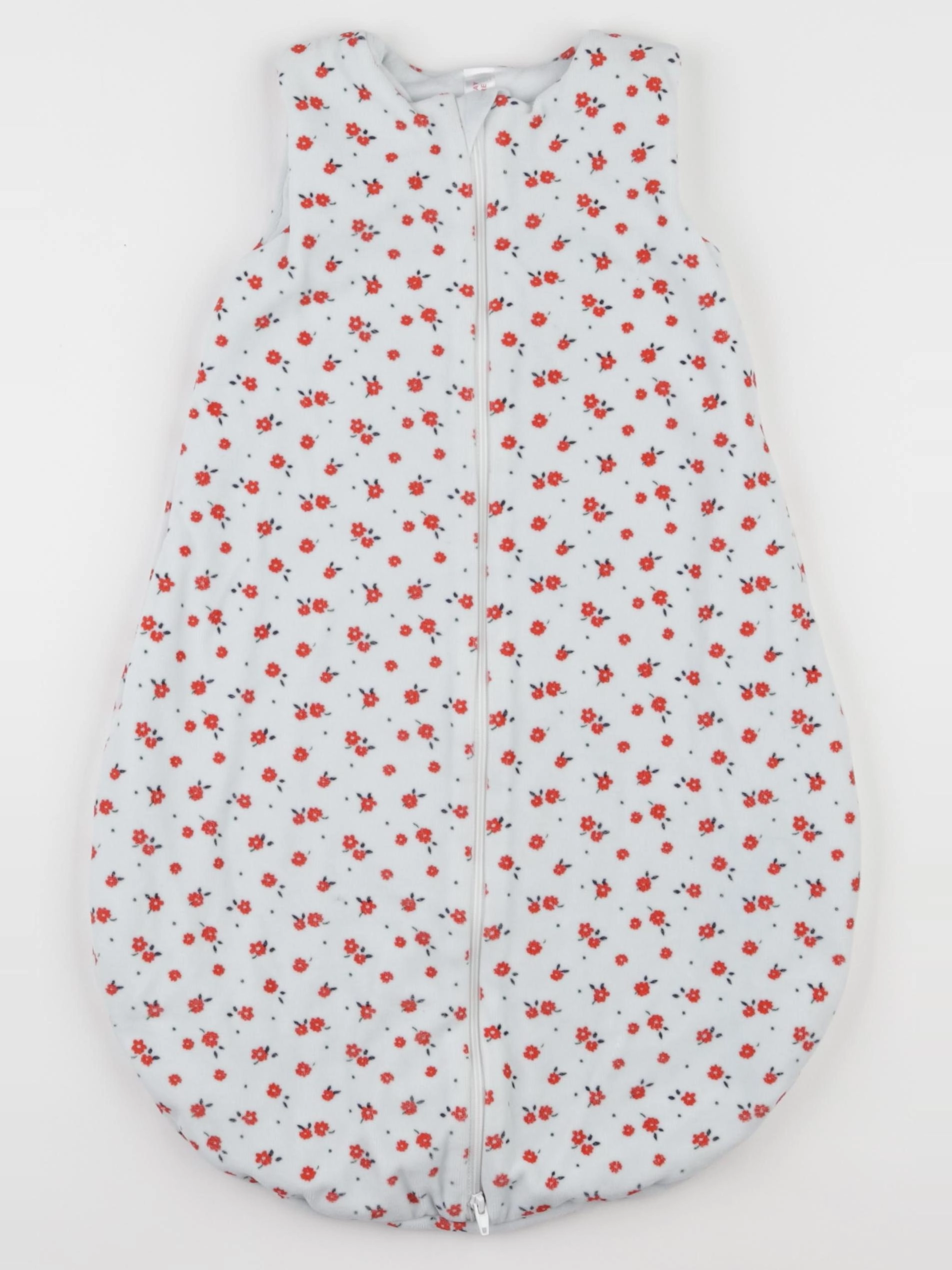 Petit Bateau - gigoteuse blanc, bleu, rouge - 0/4 mois