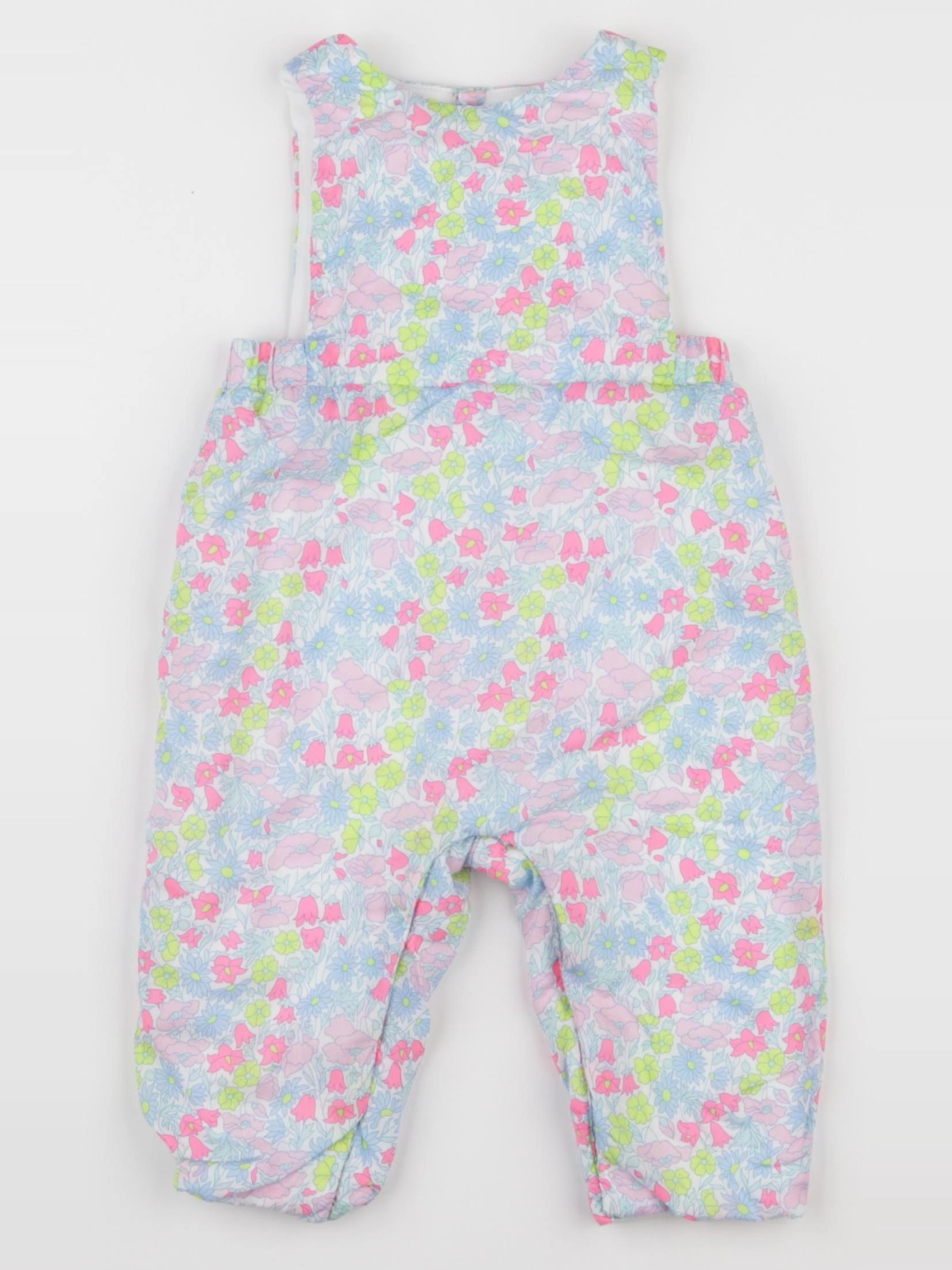 Jacadi - combinaison doublé, liberty multicolore - 6 mois