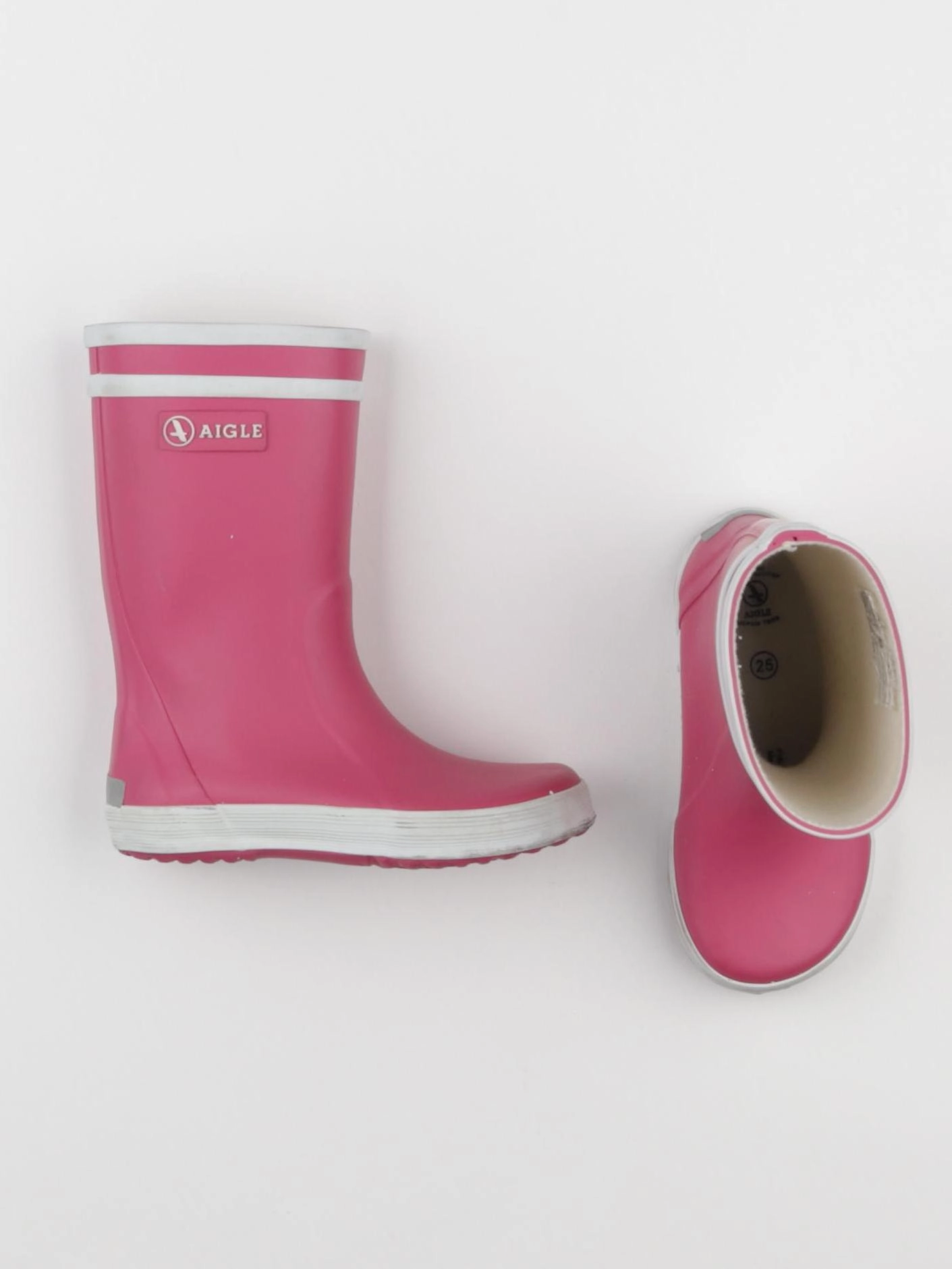 Aigle - bottes rose - pointure 25