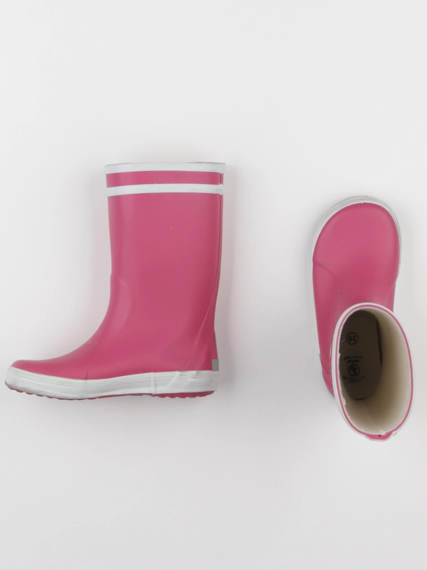 Aigle - bottes rose - pointure 25