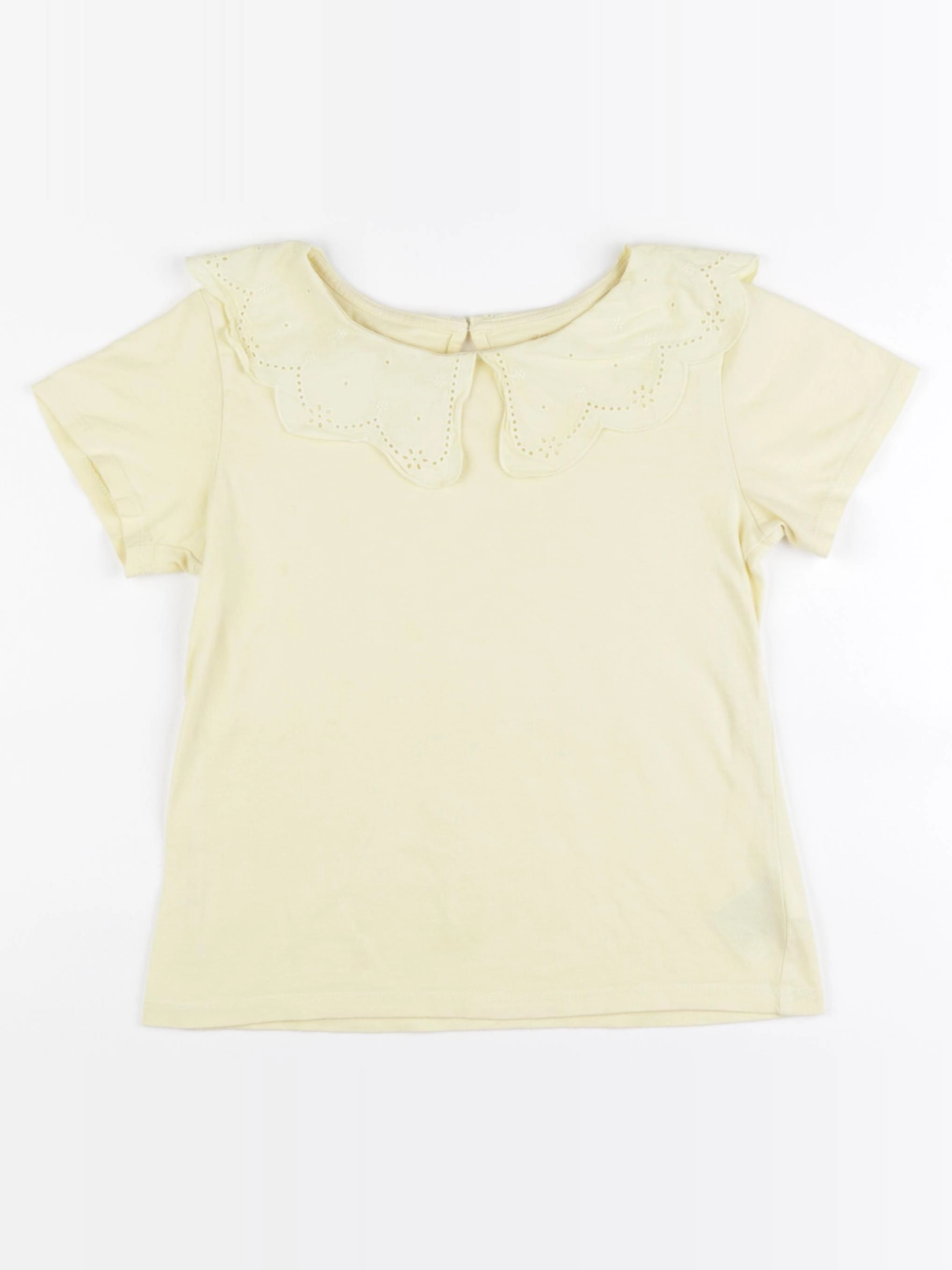 H&M - tee-shirt jaune - 6/8 ans