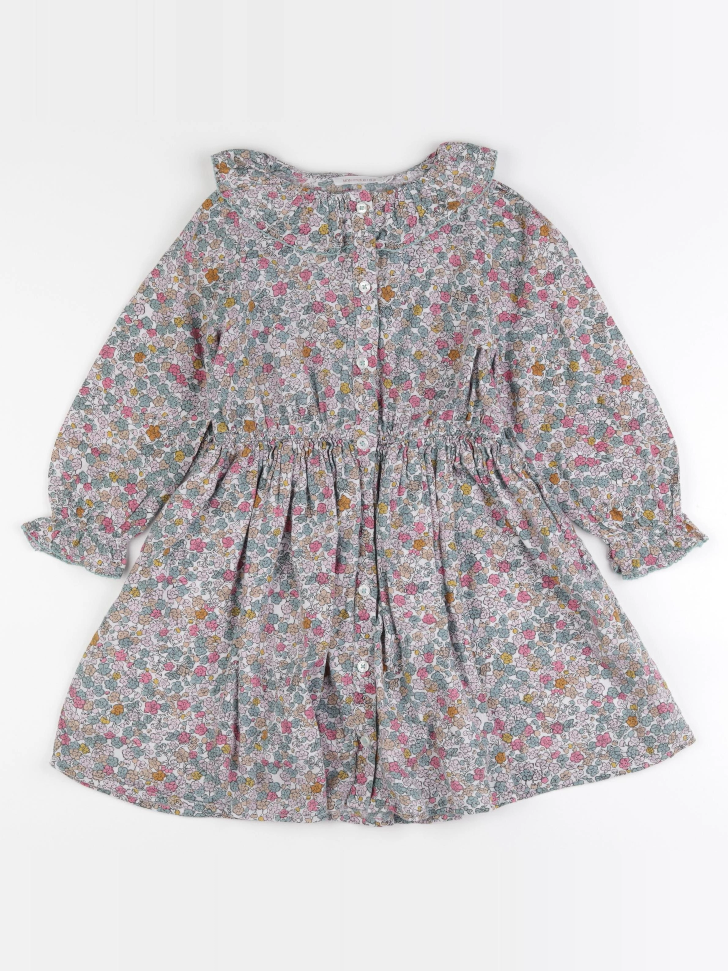 Monoprix - robe multicolore - 5 ans