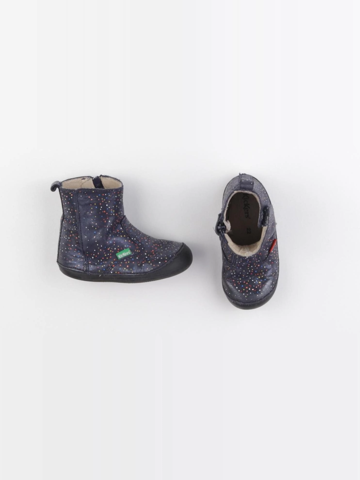 Kickers - boots bleu - pointure 22