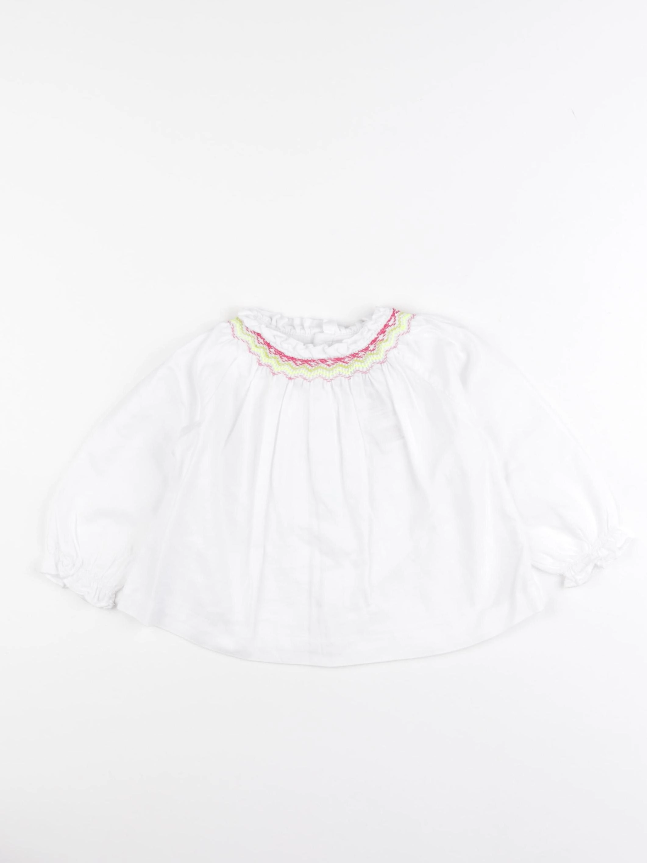 Jacadi - blouse blanc - 18 mois