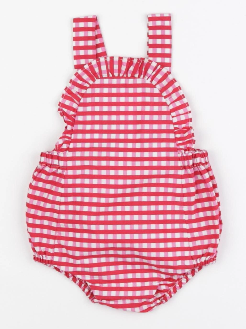 Jacadi - combinaison rose, rouge - 1 mois