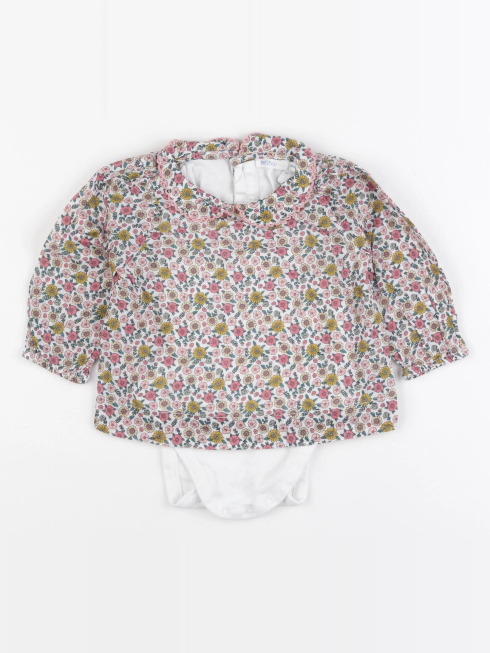 Boutchou - body blouse multicolore - 6 mois