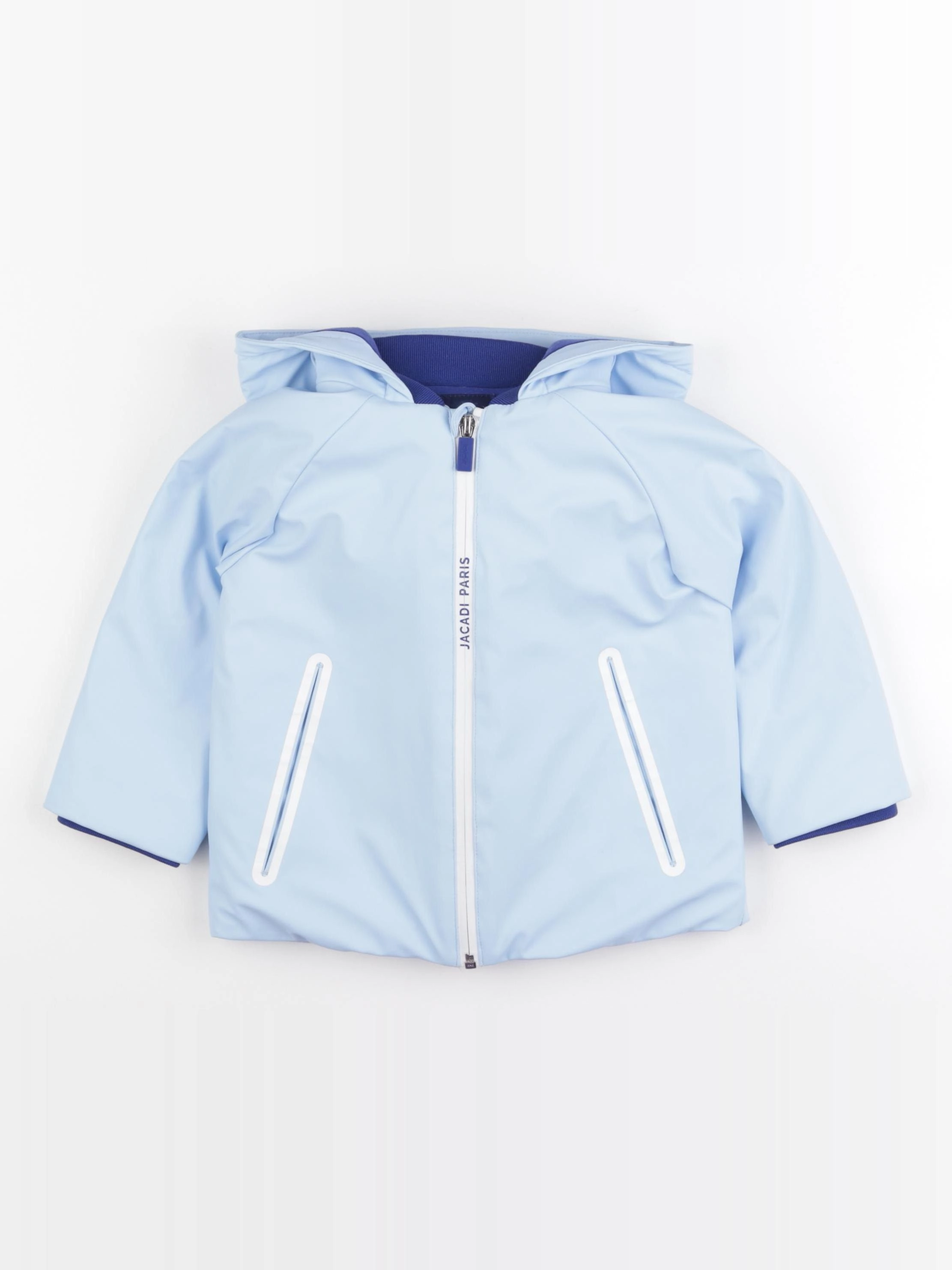 Jacadi - veste doublé bleu - 24 mois