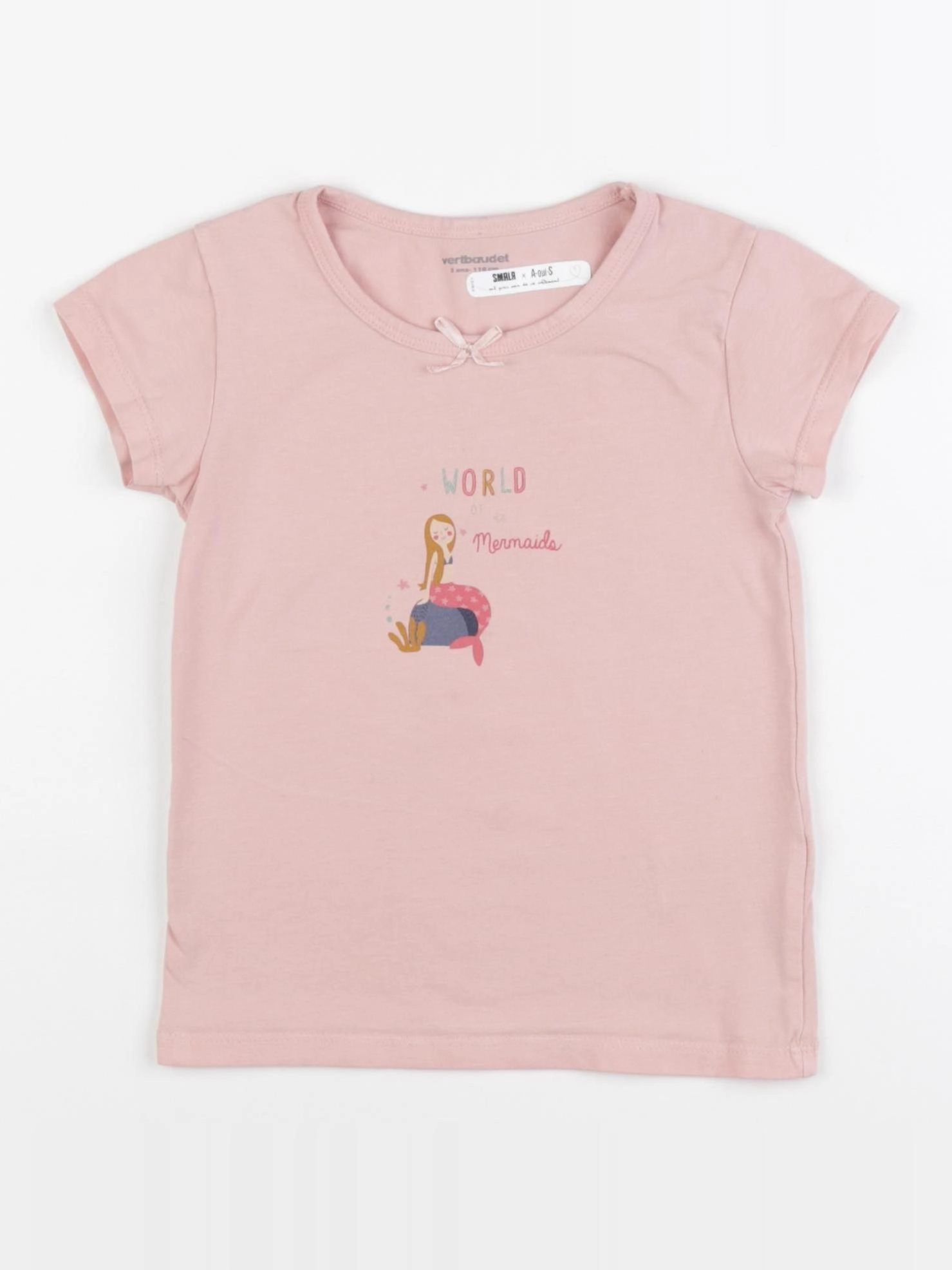 Vertbaudet - maillot de corps rose - 5 ans