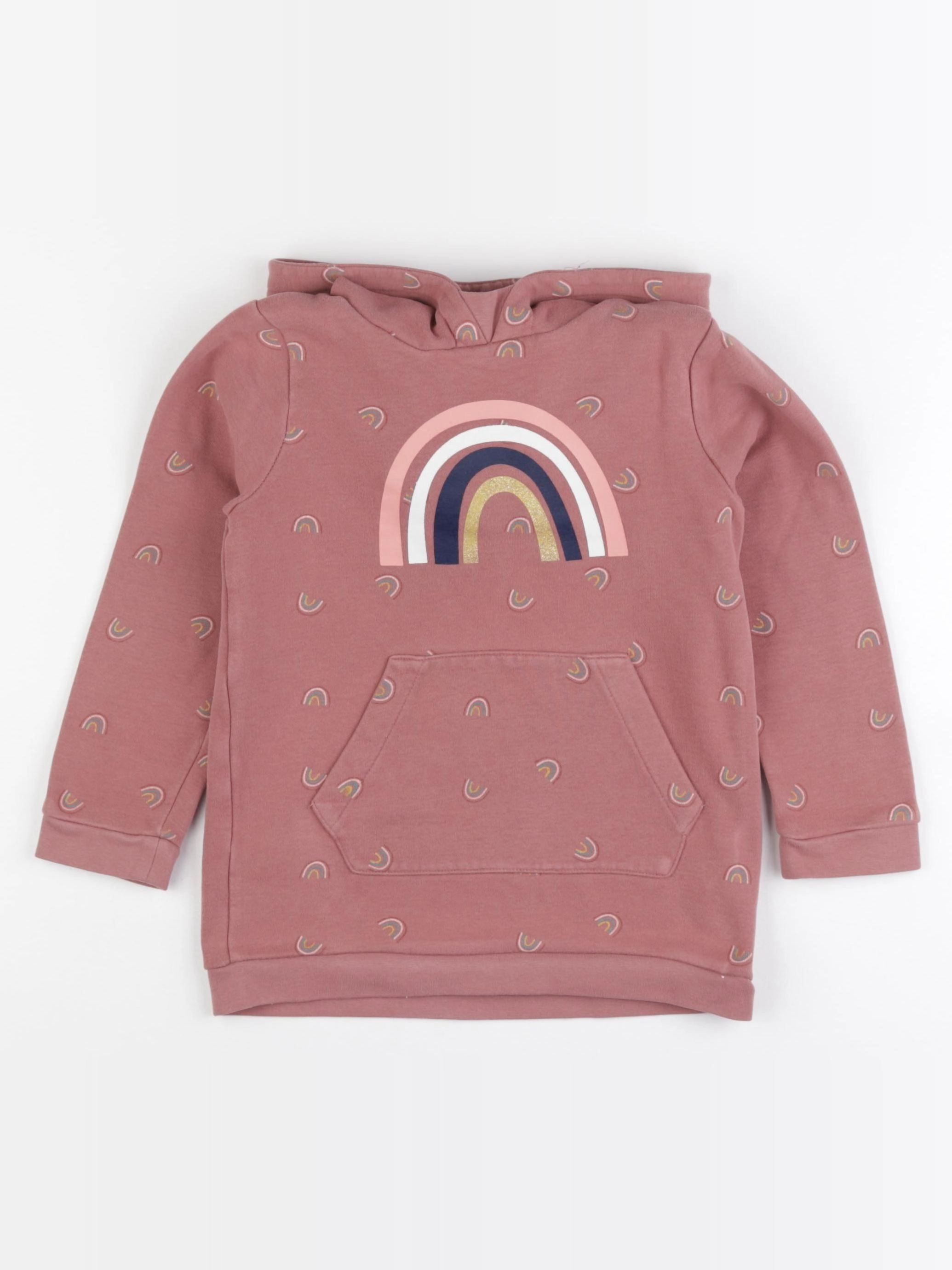 Vertbaudet - sweat rose - 5 ans