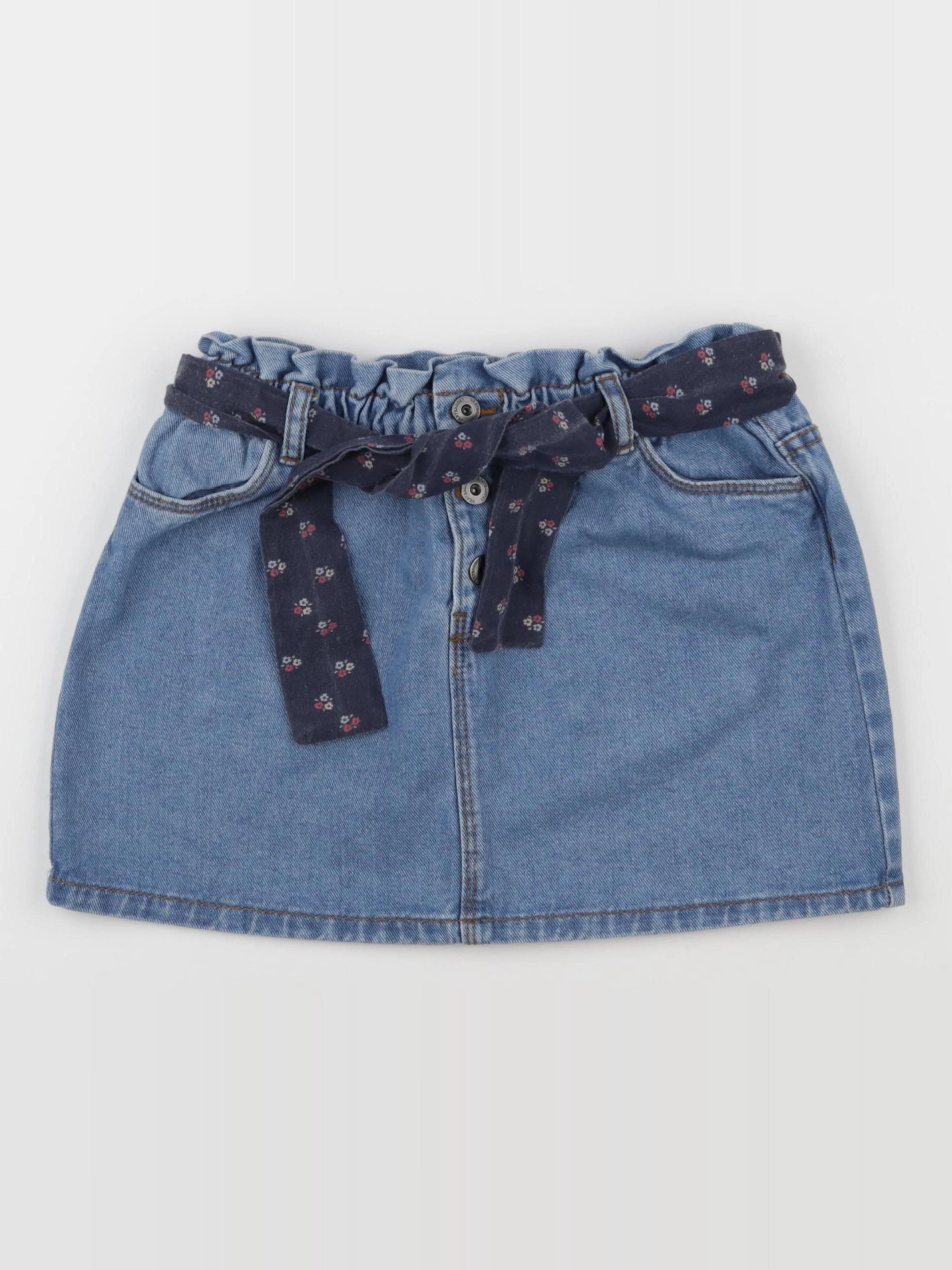 Vertbaudet - jupe bleu - 9 ans