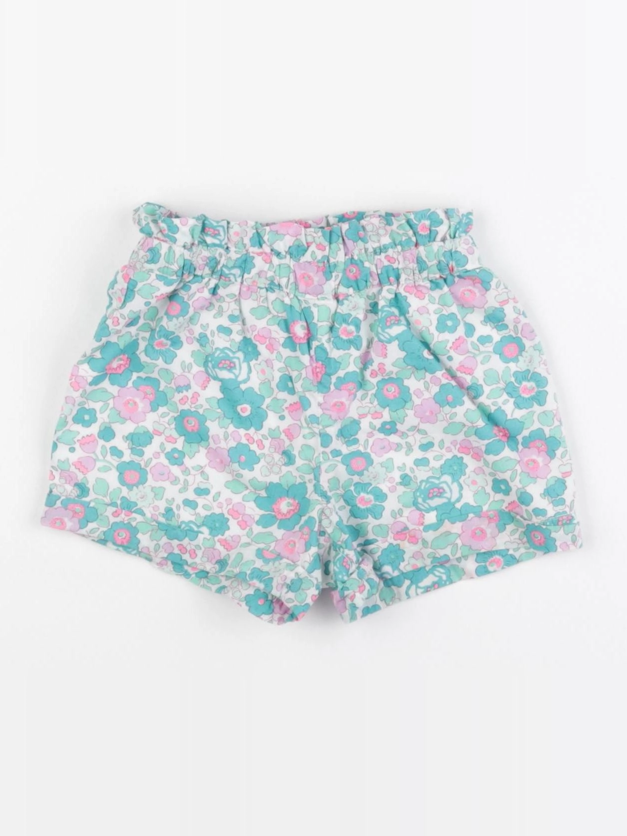 Jacadi - short liberty vert, rose - 18 mois