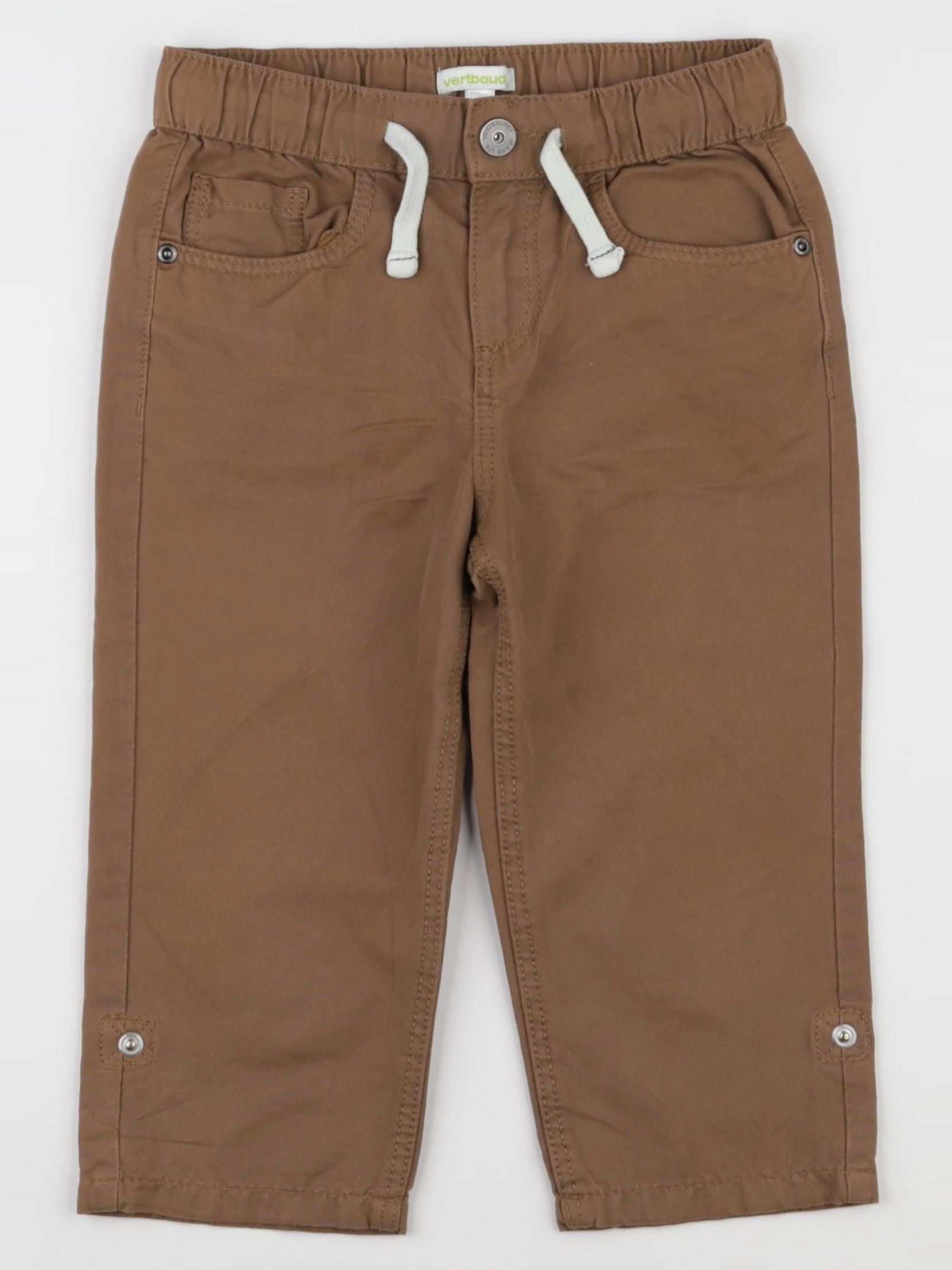 Vertbaudet - pantacourt marron - 5 ans