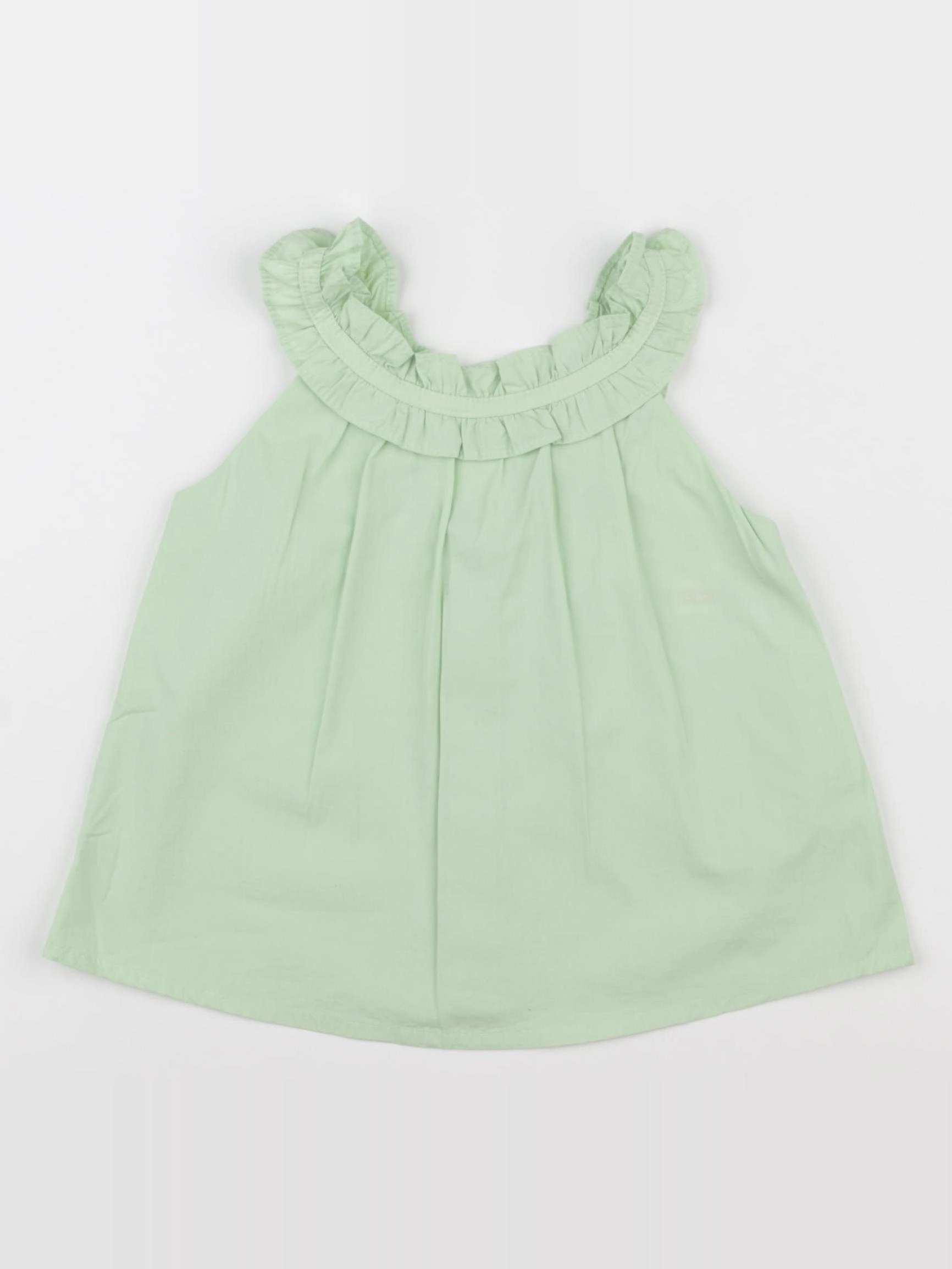 Zara - blouse vert - 2/3 ans